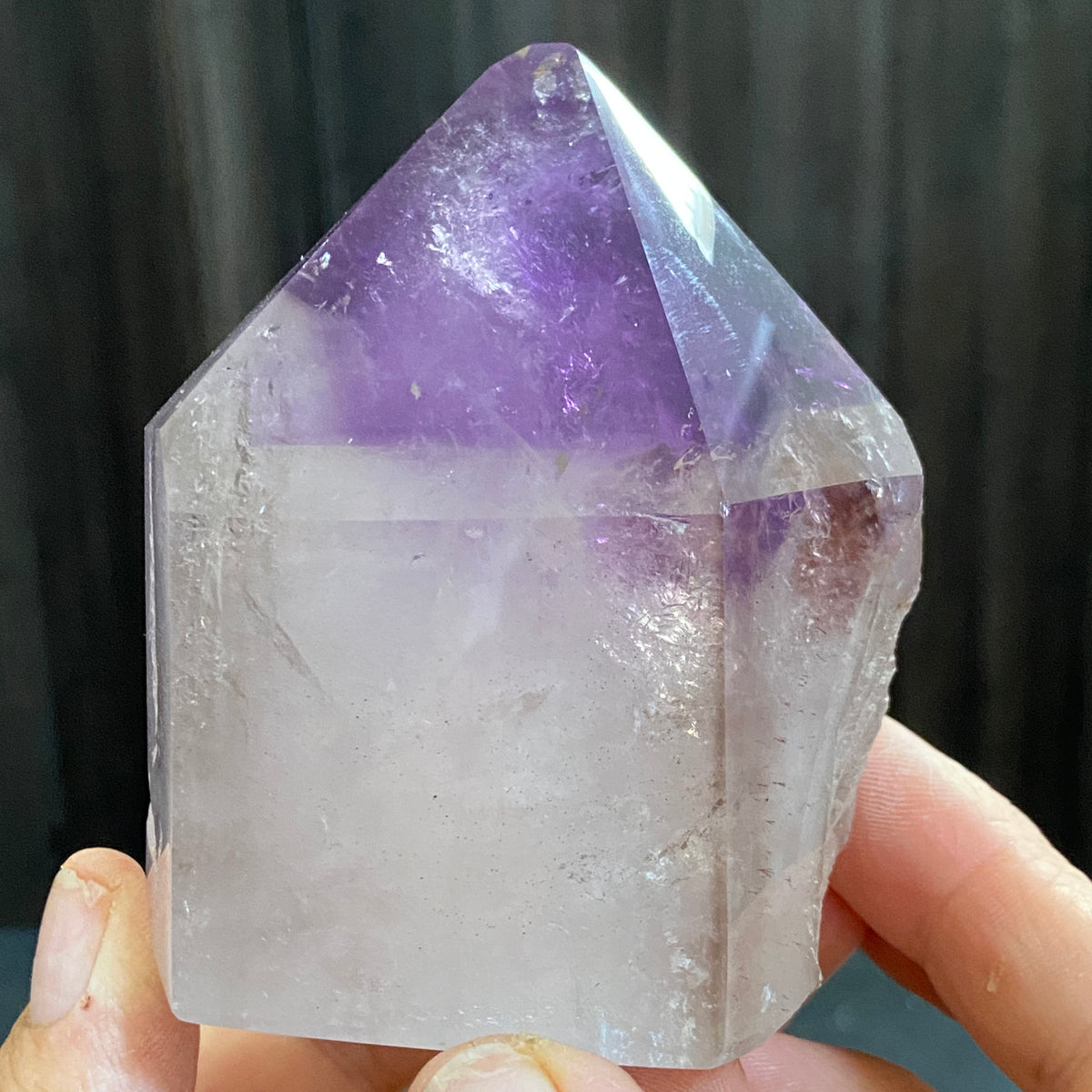 Bolivian Smoky Amethyst Phantom Point