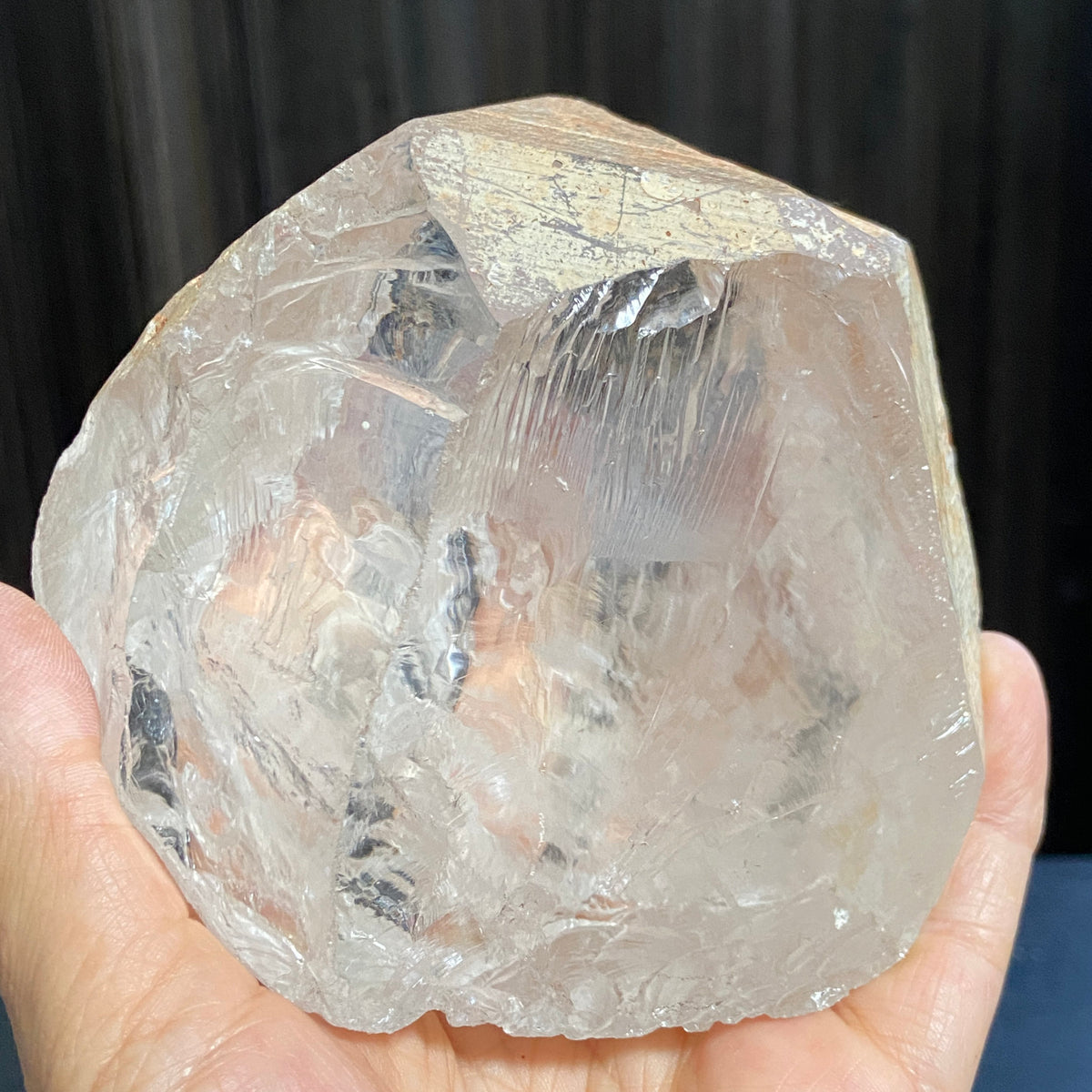 Large Ice-Clear Quartz Crystal with Termination