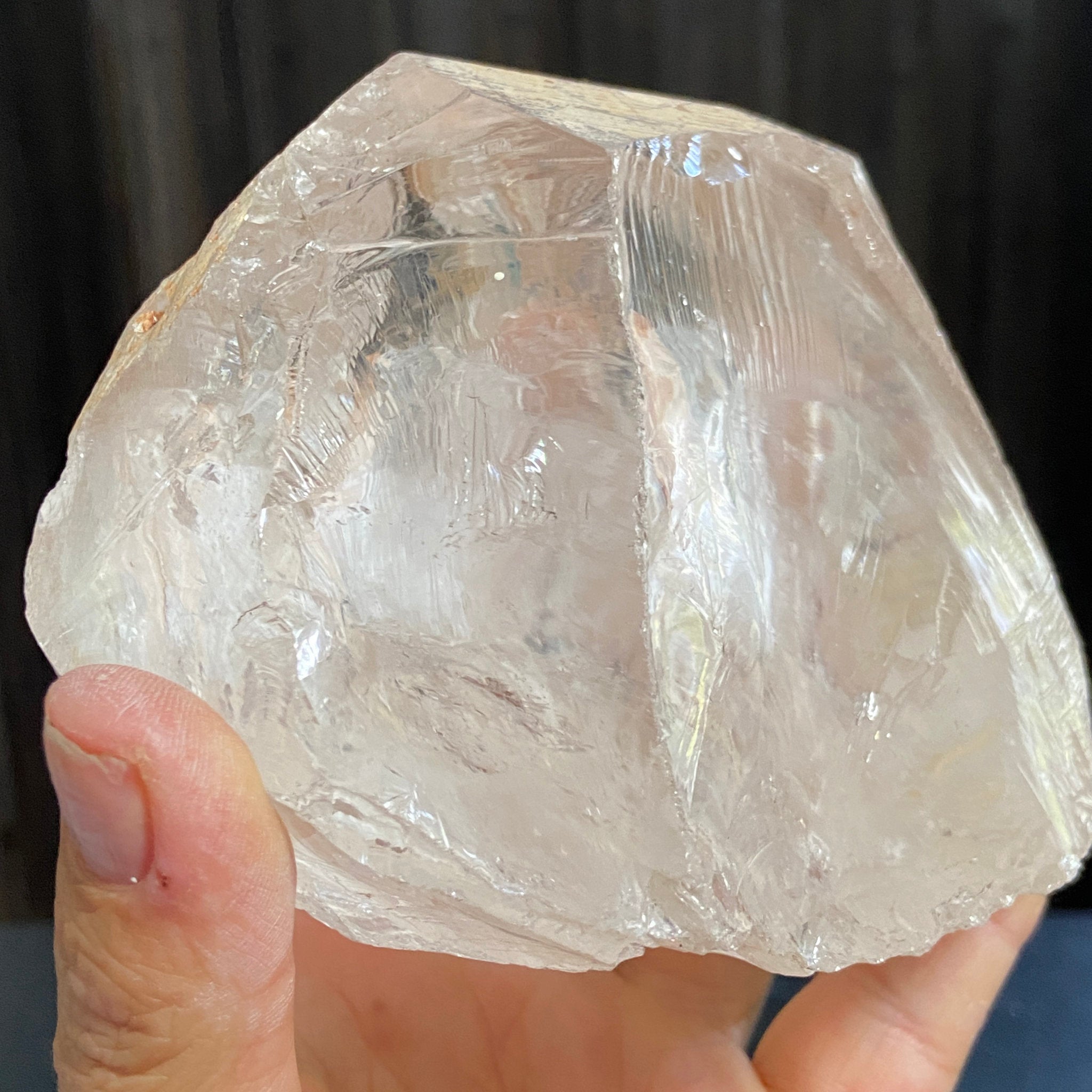 Large Ice-Clear Quartz Crystal with Termination