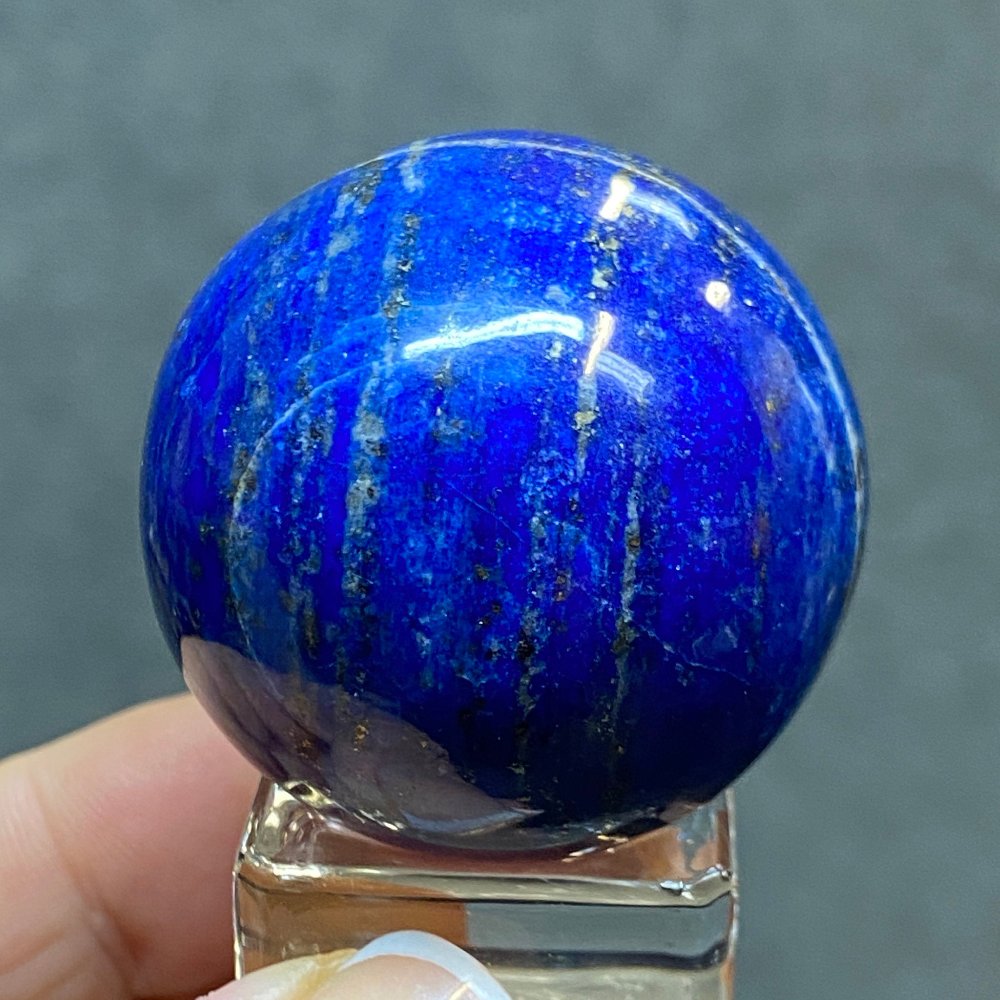 Lapis Lazuli Sphere from Mine 4 – Afghanistan