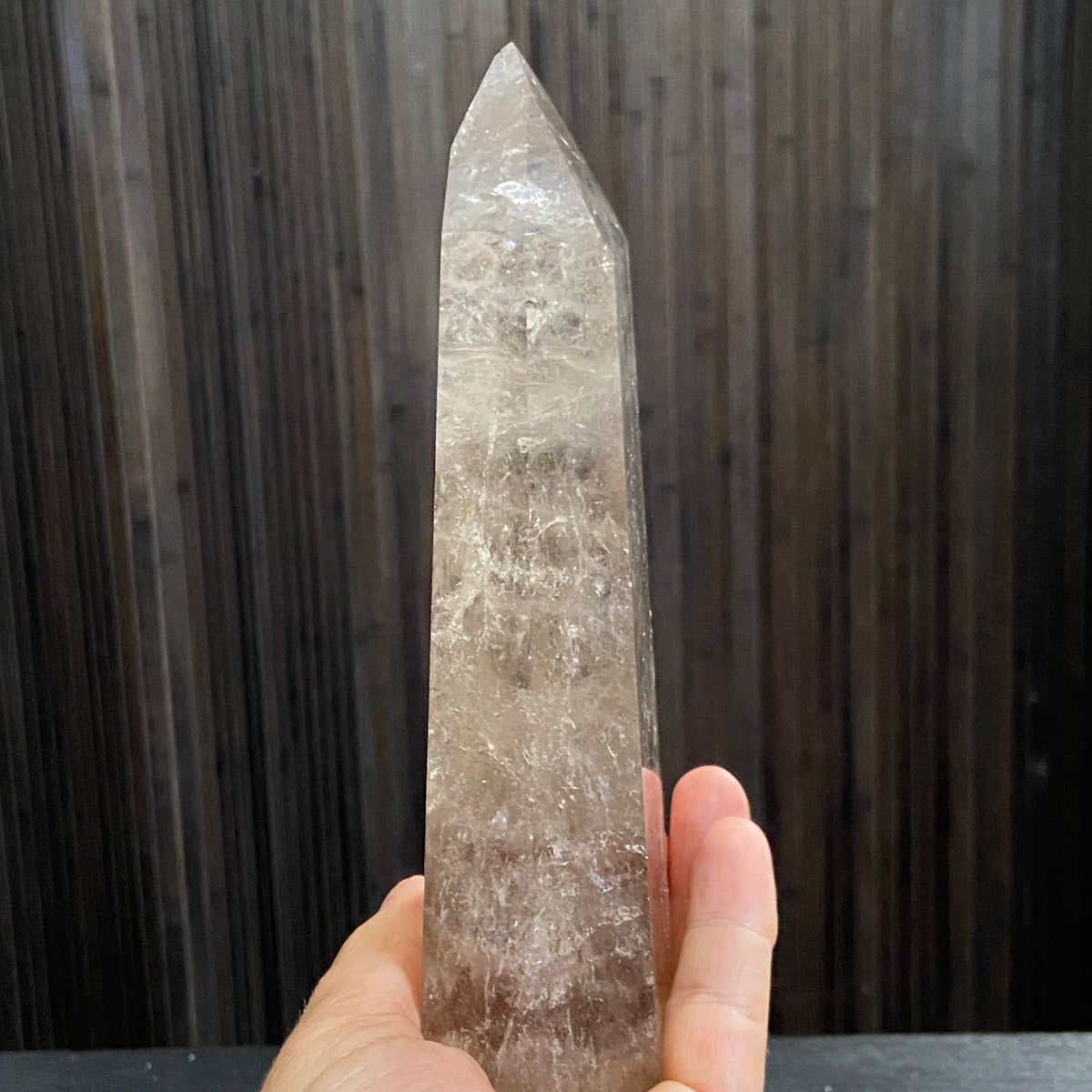Large Brazilian Smoky Quartz Tower