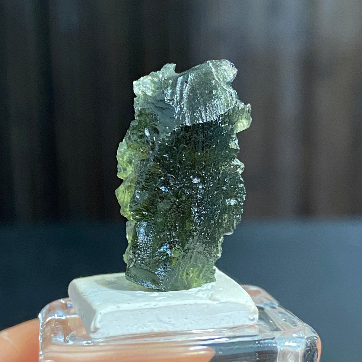 Pařez Moldavite – Vrábče, South Bohemia