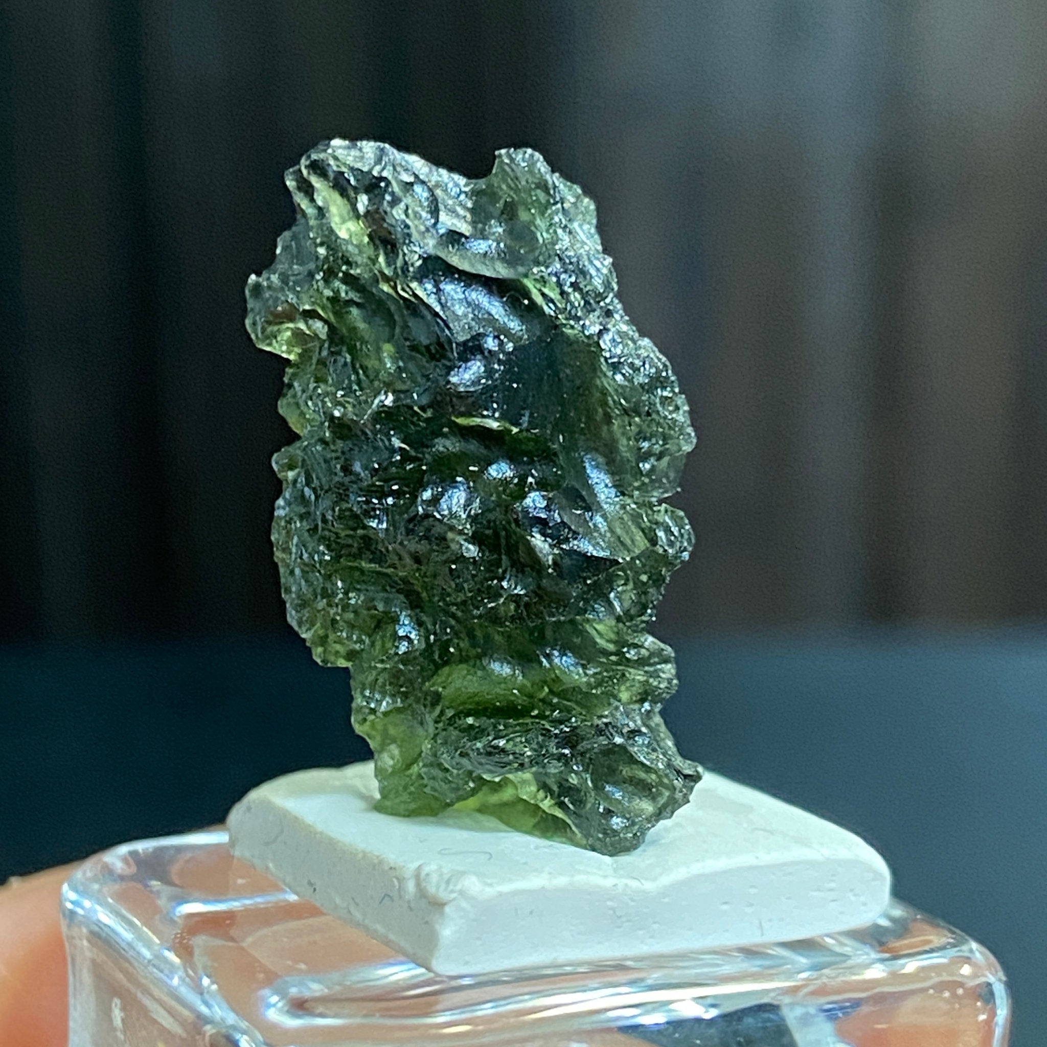 Pařez Moldavite – Vrábče, South Bohemia