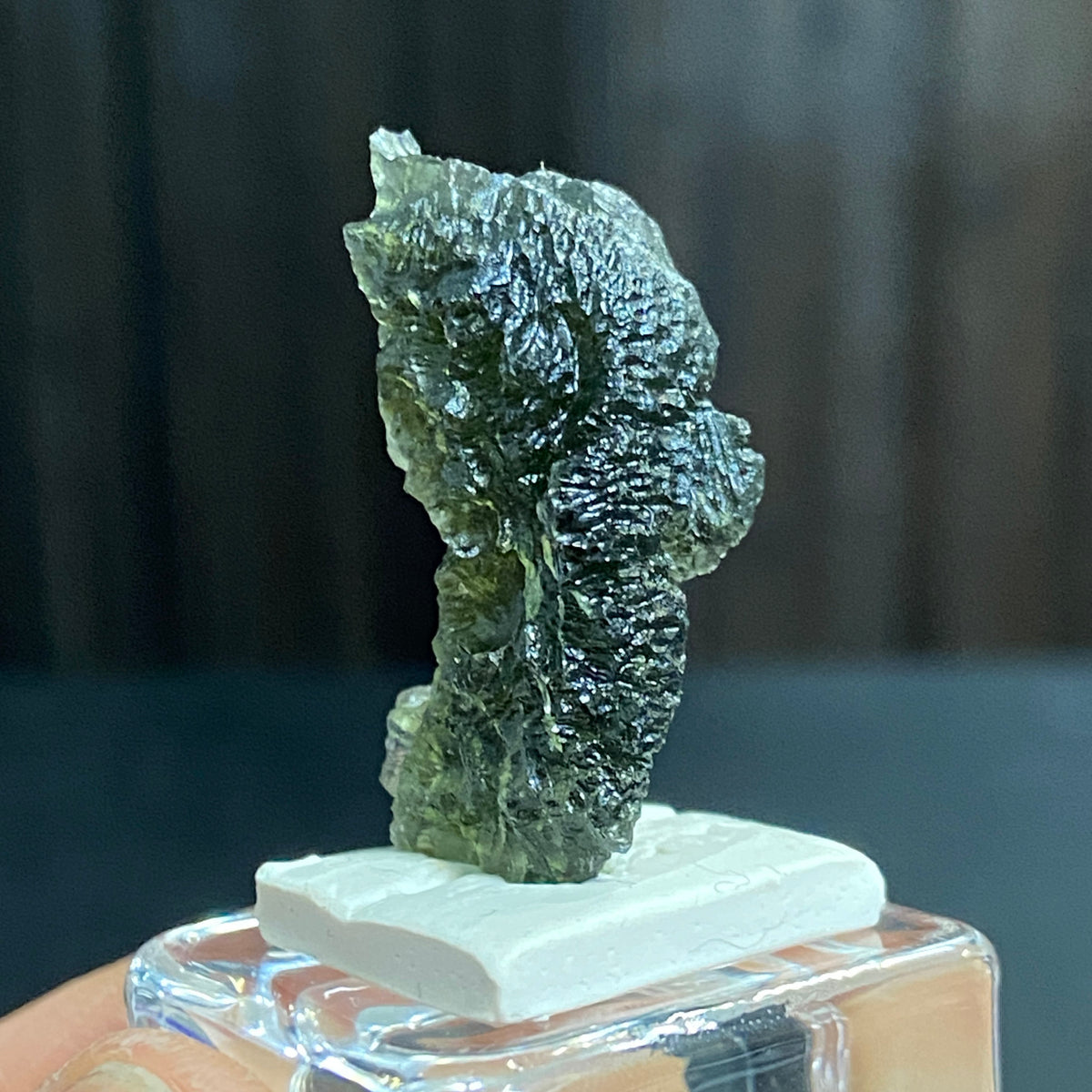 Pařez Moldavite – Vrábče, South Bohemia