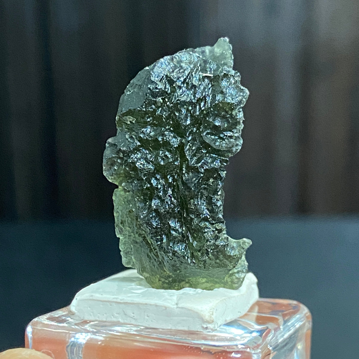 Pařez Moldavite – Vrábče, South Bohemia