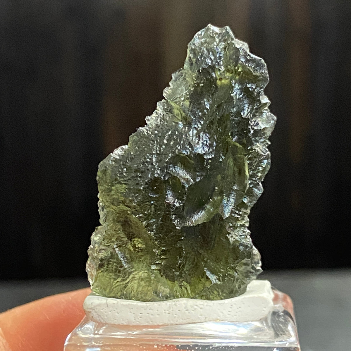 RARE Pařez Moldavite – Vrábče, South Bohemia