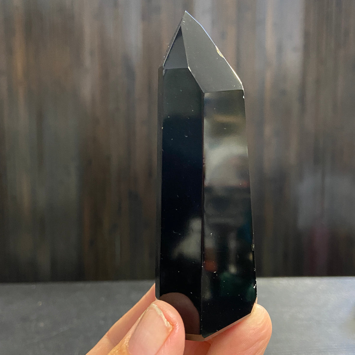 Black Obsidian Standing Tower – Mexico