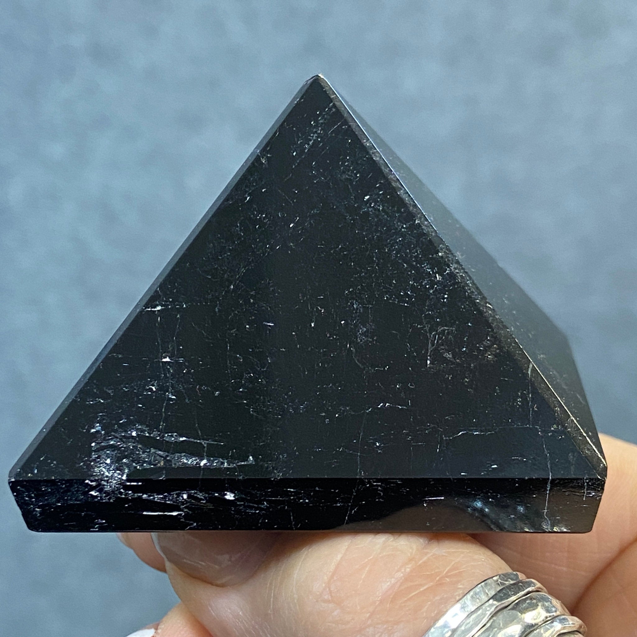 Black Tourmaline Pyramid - Brazil