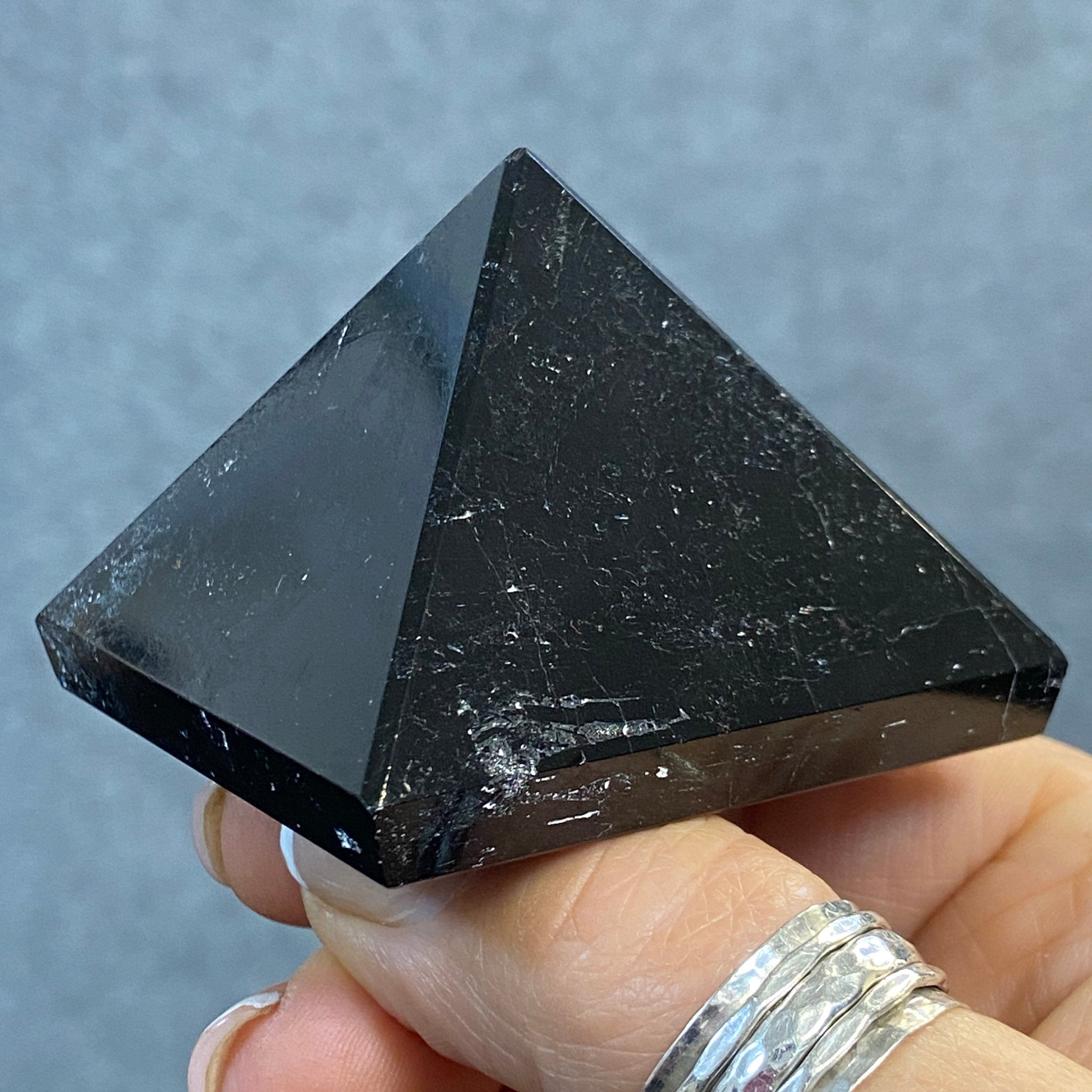 Black Tourmaline Pyramid - Brazil