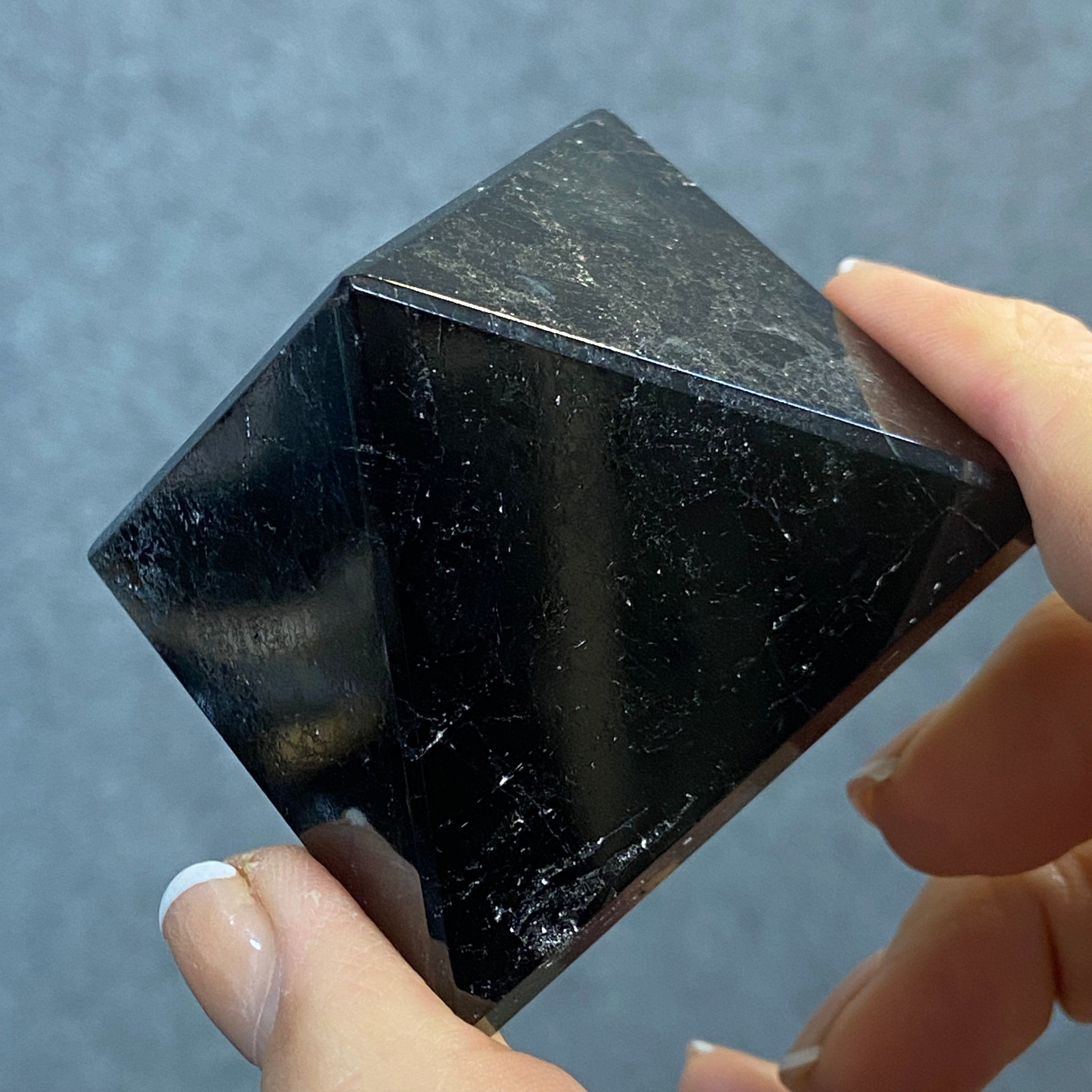 Black Tourmaline Pyramid - Brazil
