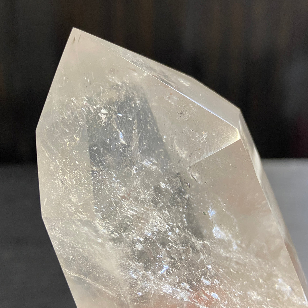 Clear Quartz Standing Point – Madagascar