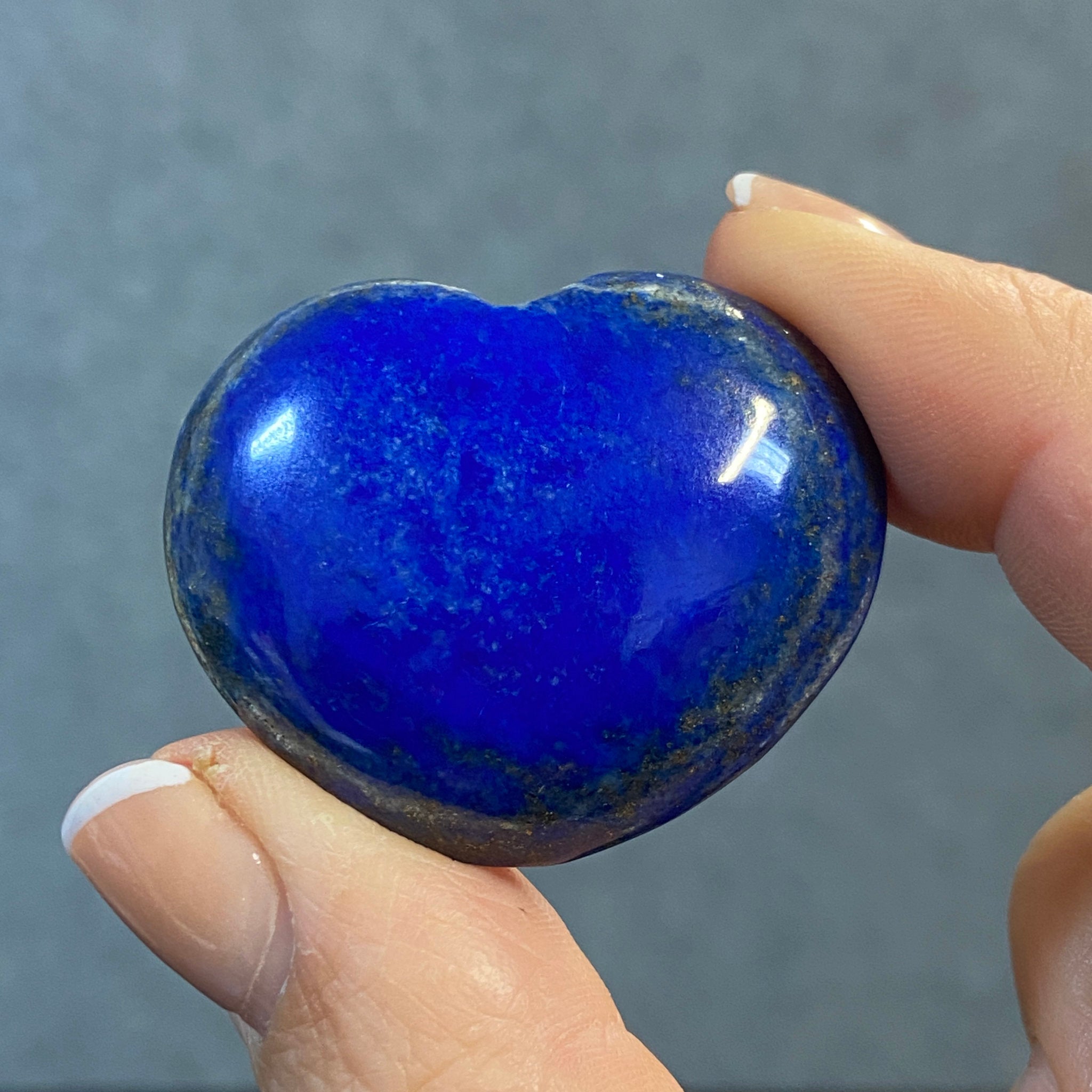 Lapis Lazuli Heart from Mine 4 – Afghanistan