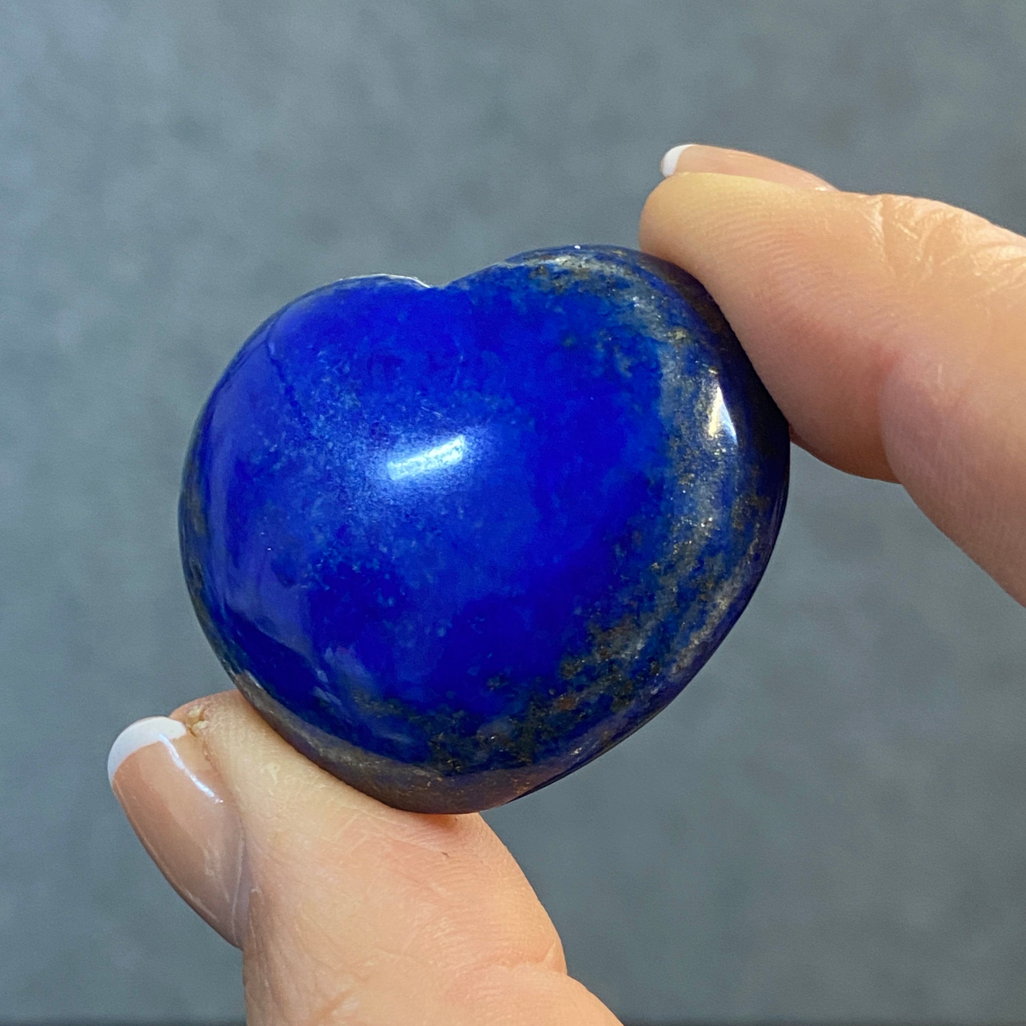 Lapis Lazuli Heart from Mine 4 – Afghanistan