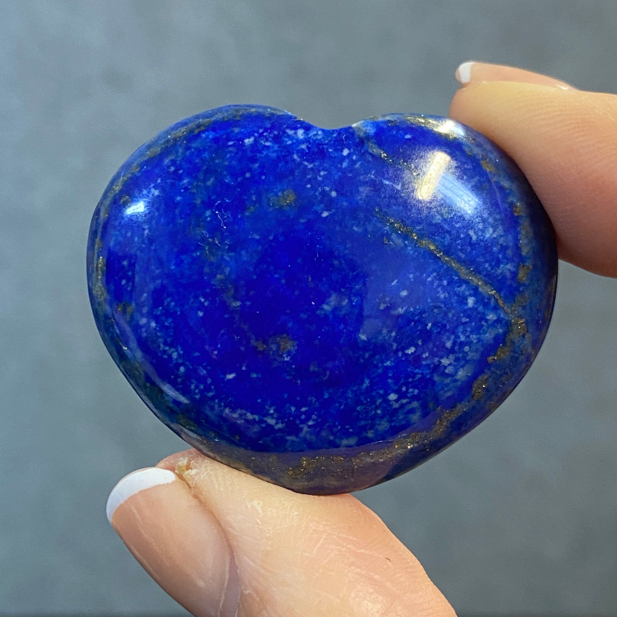 Lapis Lazuli Heart from Mine 4 – Afghanistan