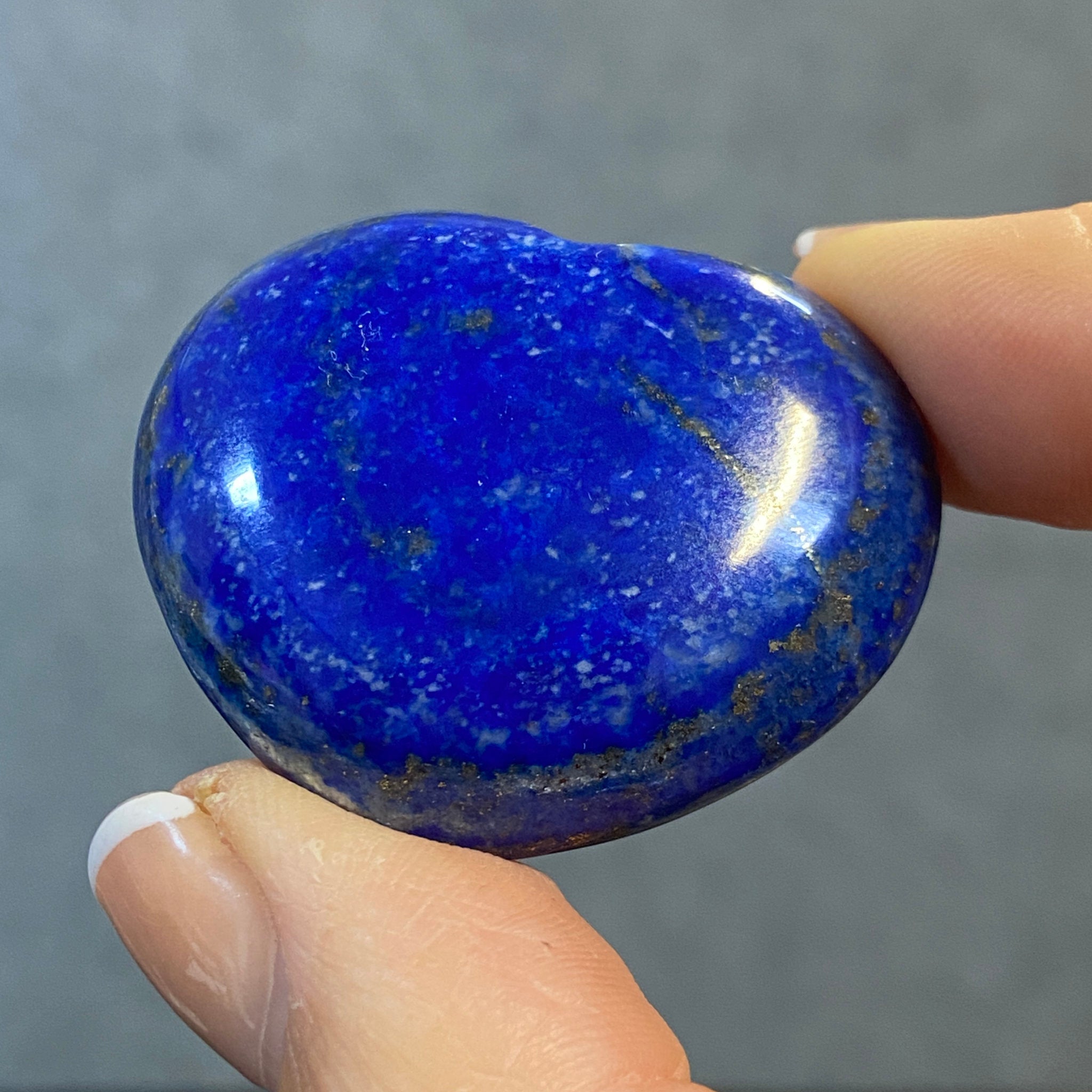 Lapis Lazuli Heart from Mine 4 – Afghanistan
