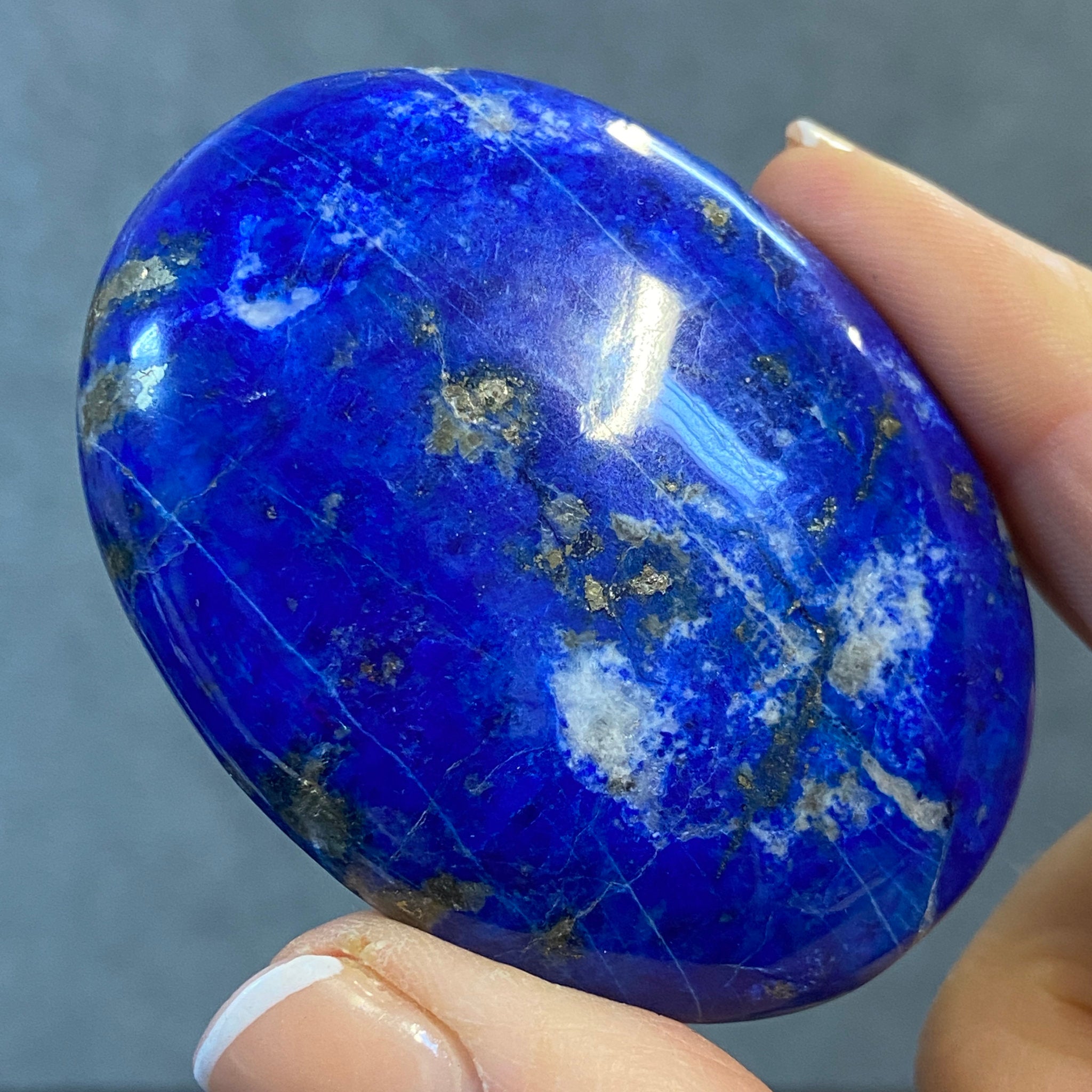 Lapis Lazuli Palmstone from Mine 4 – Afghanistan