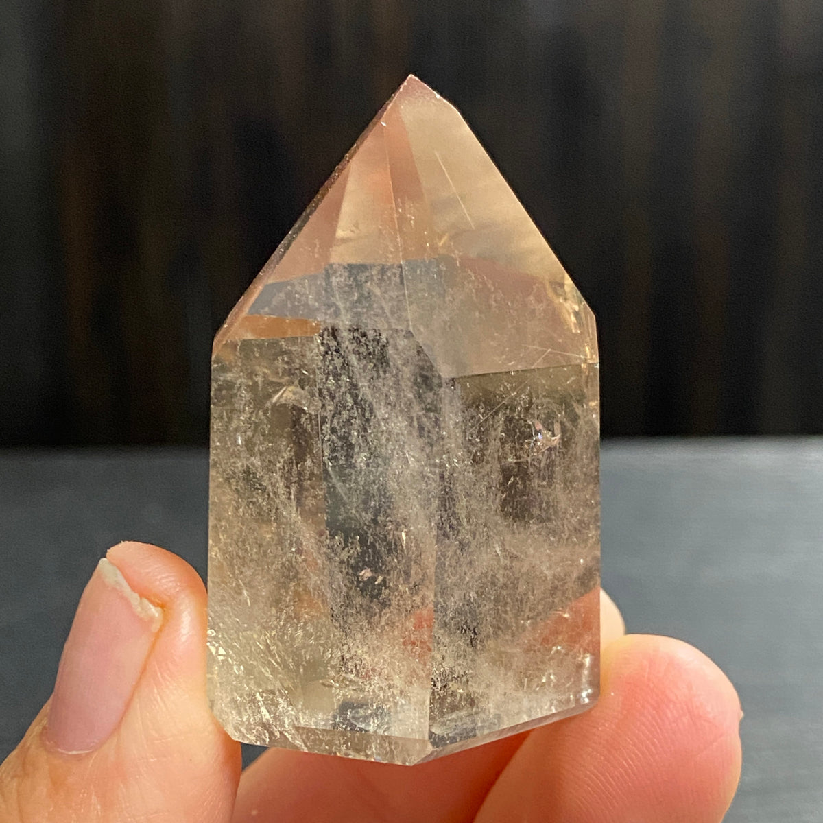 Smoky Quartz Standing Point – Brazil