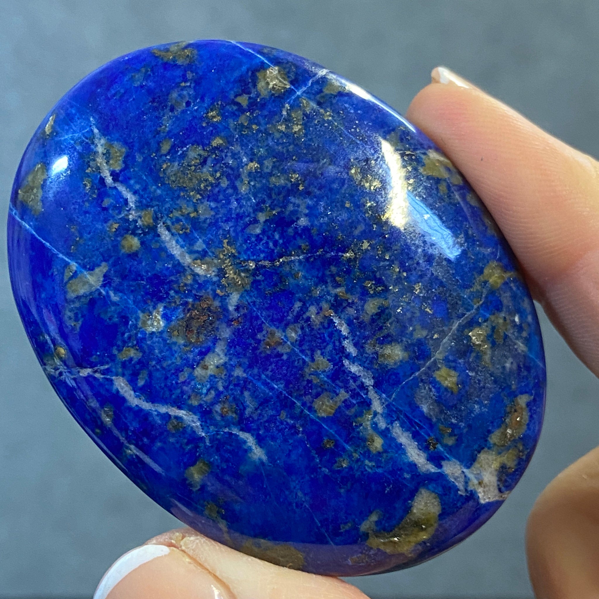 Lapis Lazuli Palmstone from Mine 4 – Afghanistan