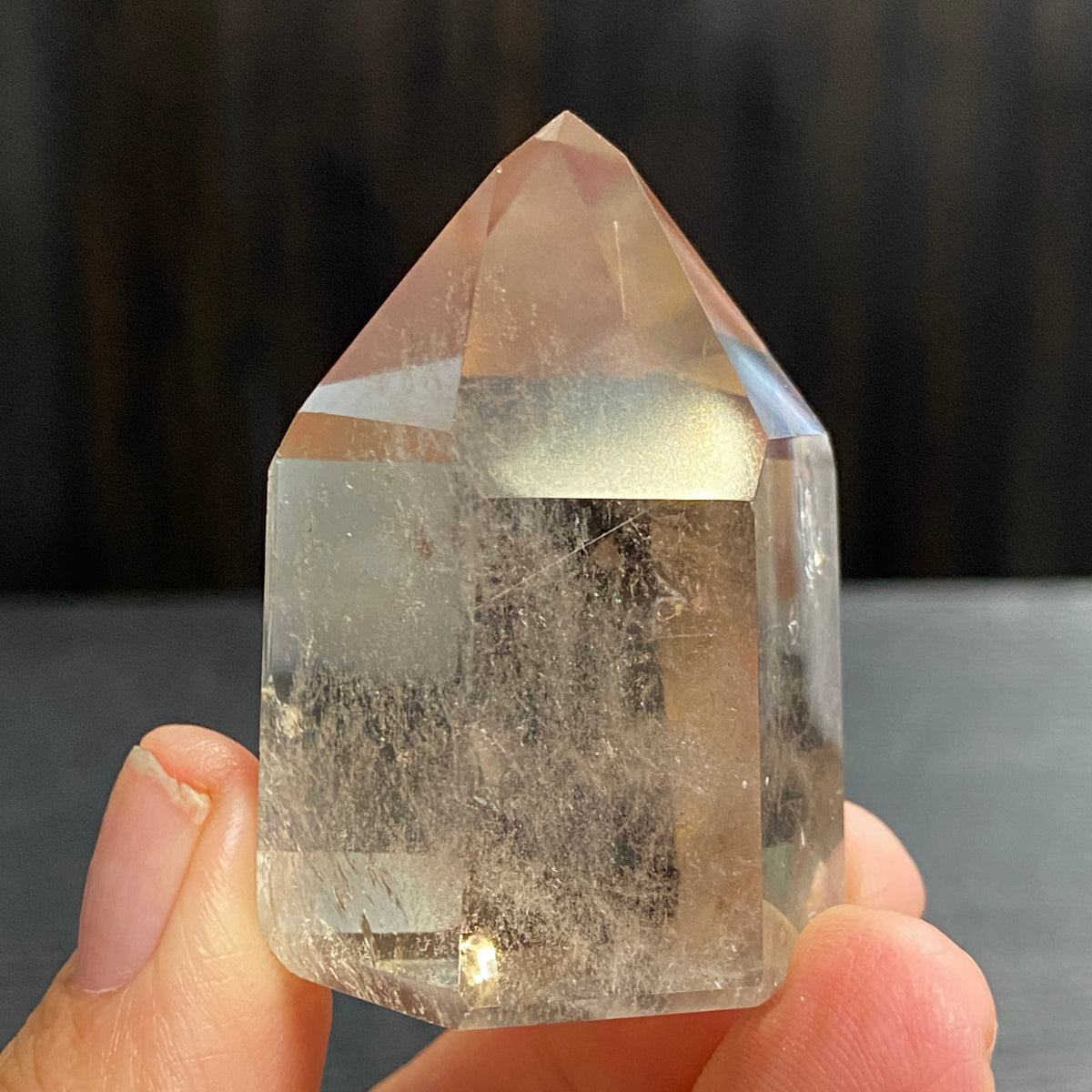 Smoky Quartz Standing Point – Brazil