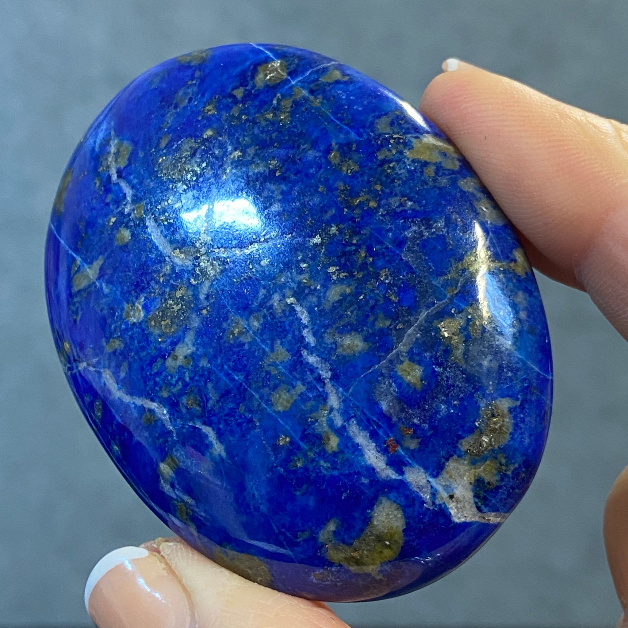 Lapis Lazuli Palmstone from Mine 4 – Afghanistan