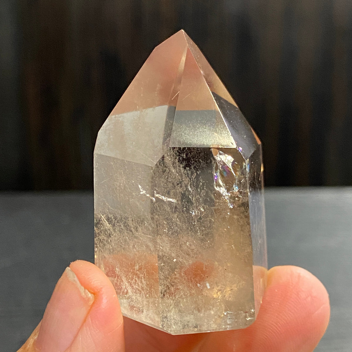 Smoky Quartz Standing Point – Brazil
