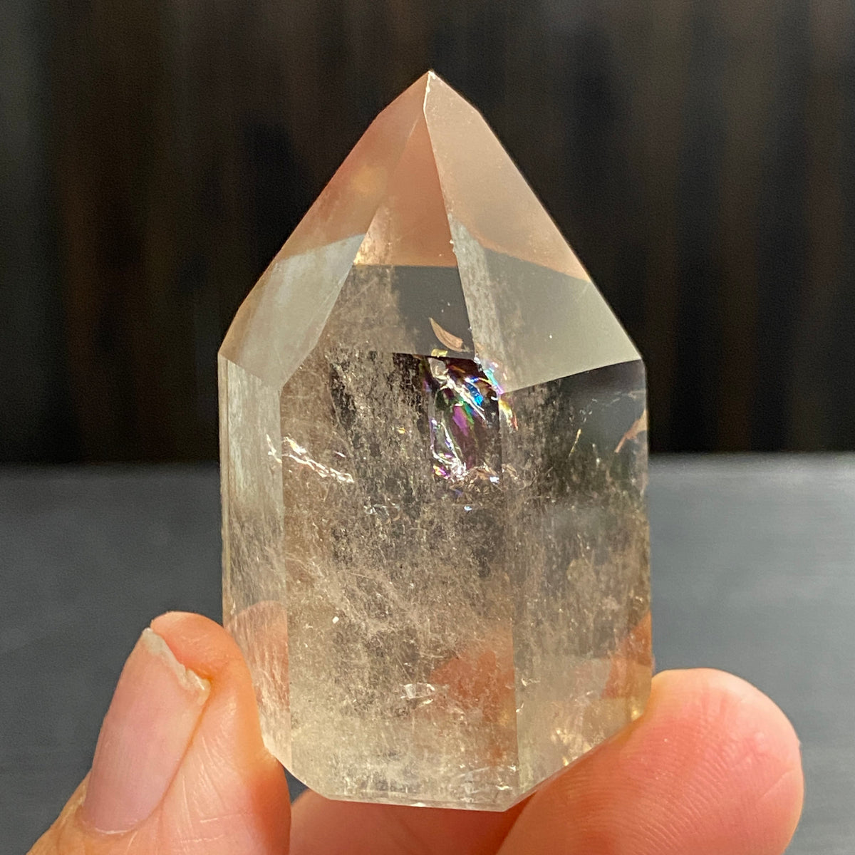 Smoky Quartz Standing Point – Brazil
