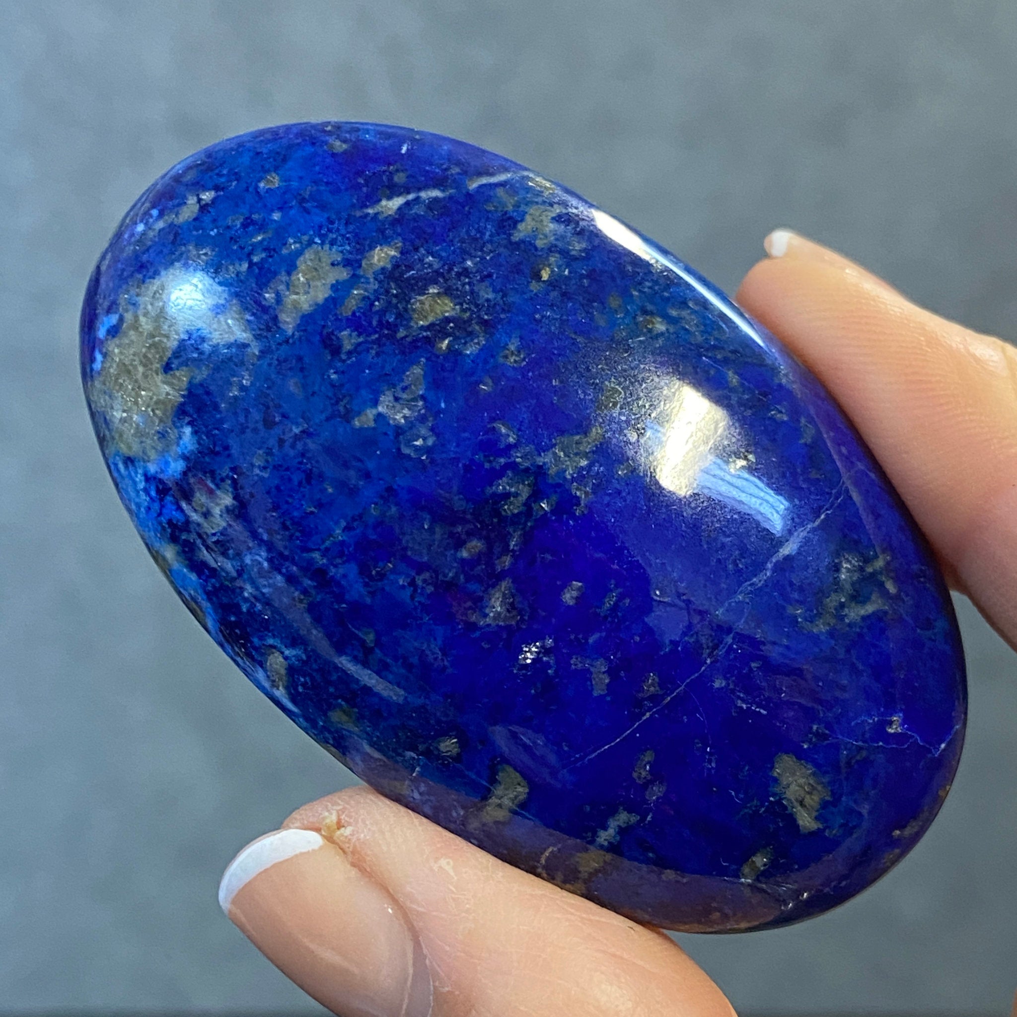 Lapis Lazuli Palmstone from Mine 4 – Afghanistan
