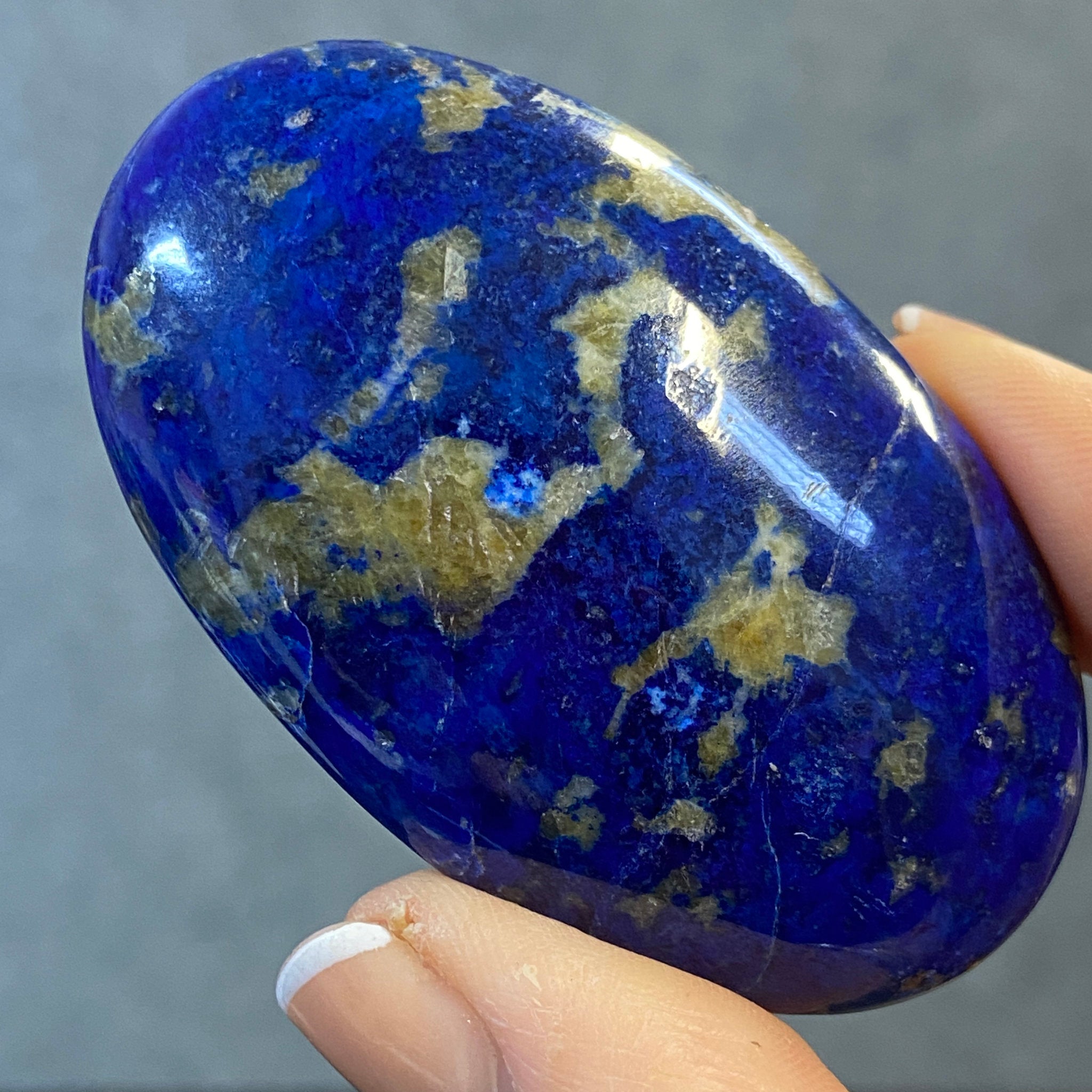 Lapis Lazuli Palmstone from Mine 4 – Afghanistan