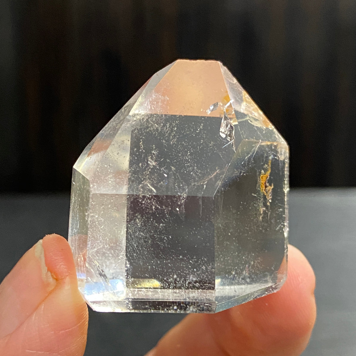 Golden Healer Clear Quartz Standing Point – Brazil