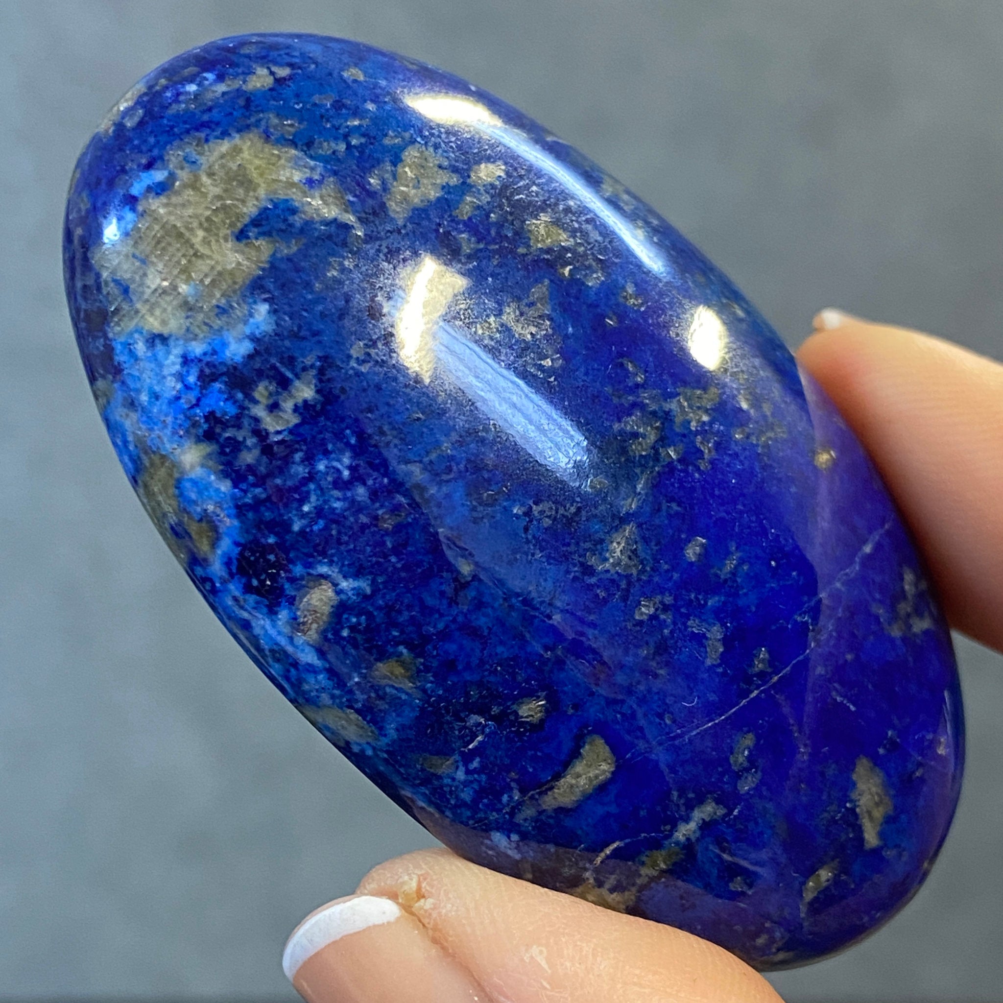 Lapis Lazuli Palmstone from Mine 4 – Afghanistan