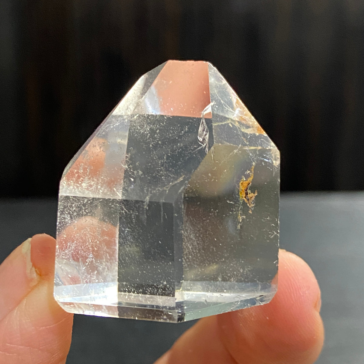 Golden Healer Clear Quartz Standing Point – Brazil