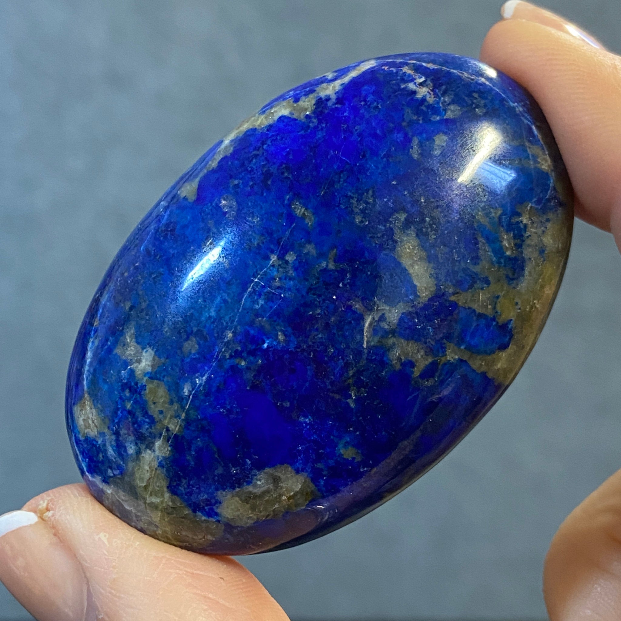 Lapis Lazuli Palmstone from Mine 4 – Afghanistan