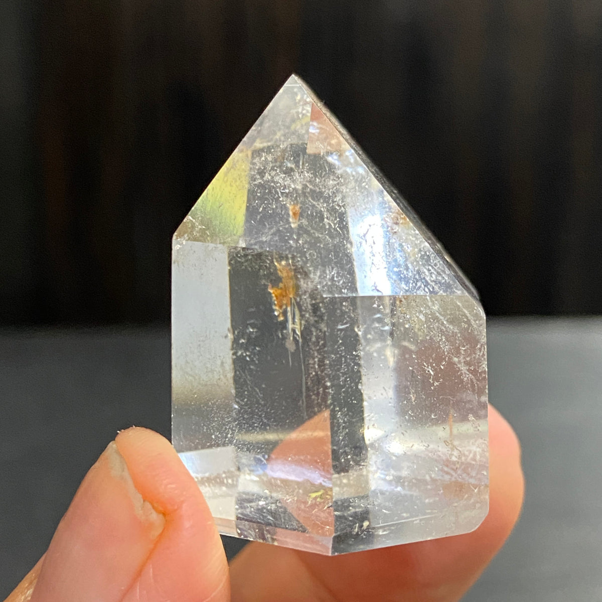 Golden Healer Clear Quartz Standing Point – Brazil