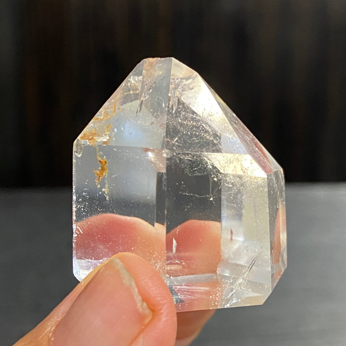 Golden Healer Clear Quartz Standing Point – Brazil