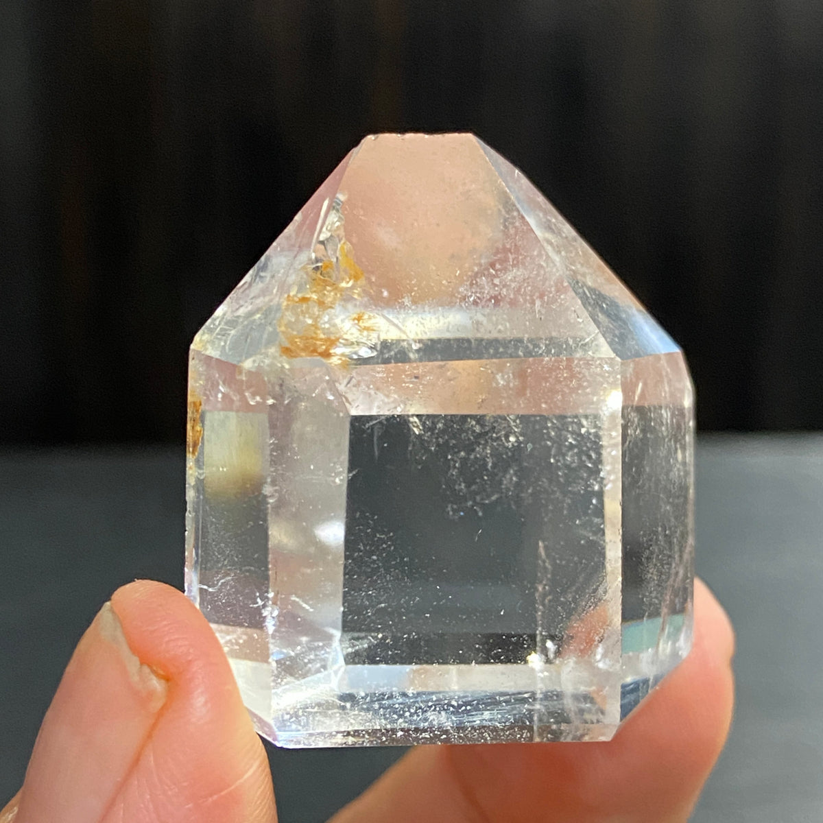 Golden Healer Clear Quartz Standing Point – Brazil