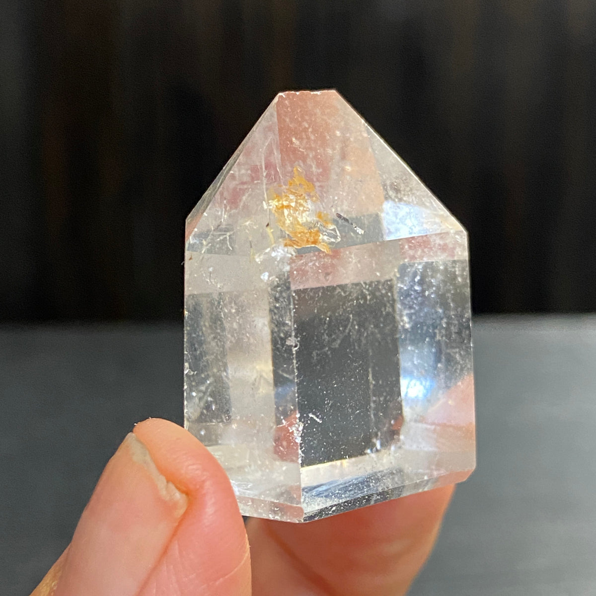 Golden Healer Clear Quartz Standing Point – Brazil