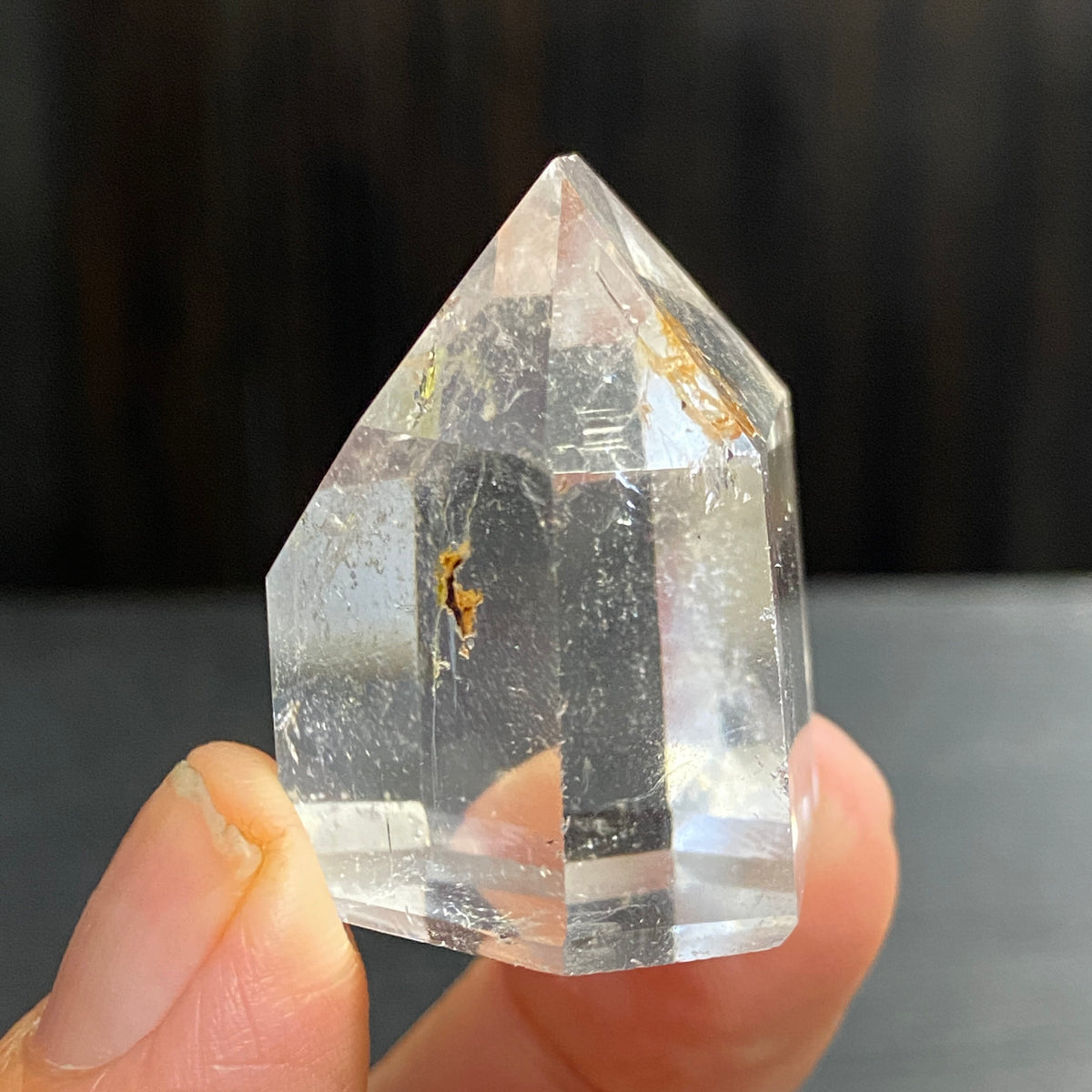 Golden Healer Clear Quartz Standing Point – Brazil