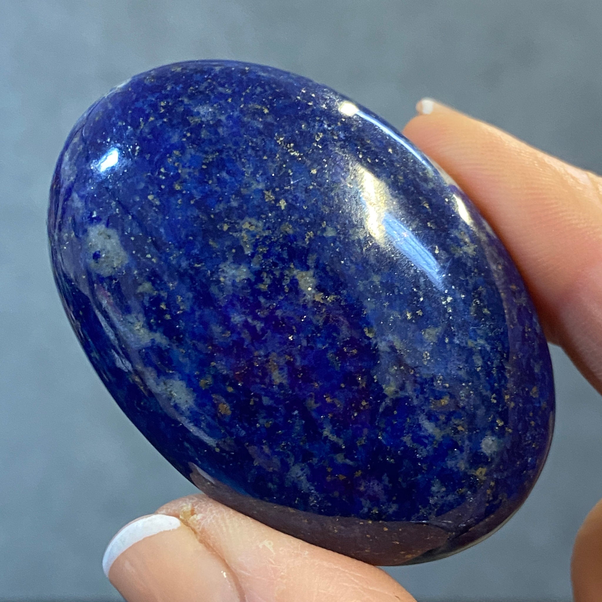 Lapis Lazuli Palmstone from Mine 4 – Afghanistan