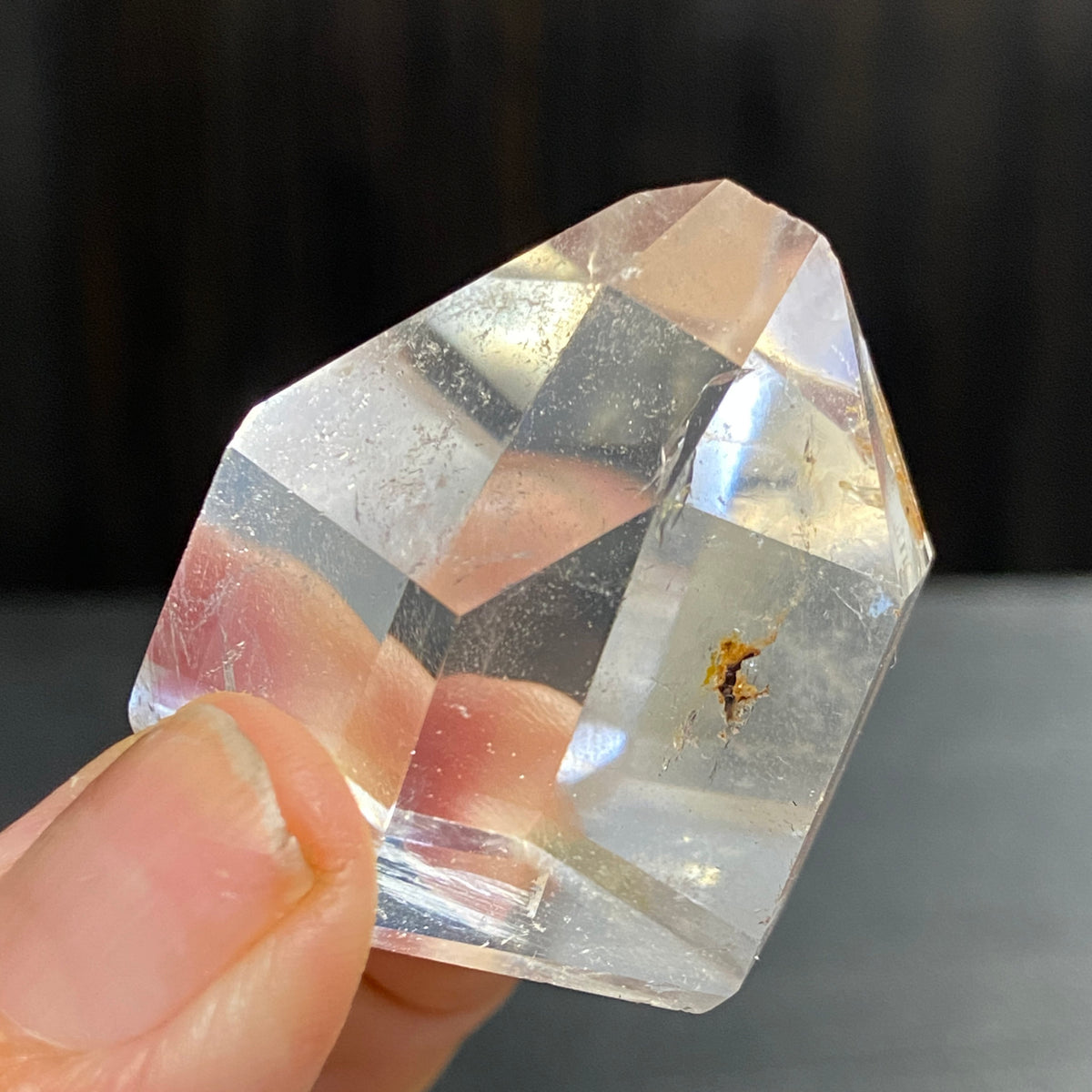Golden Healer Clear Quartz Standing Point – Brazil