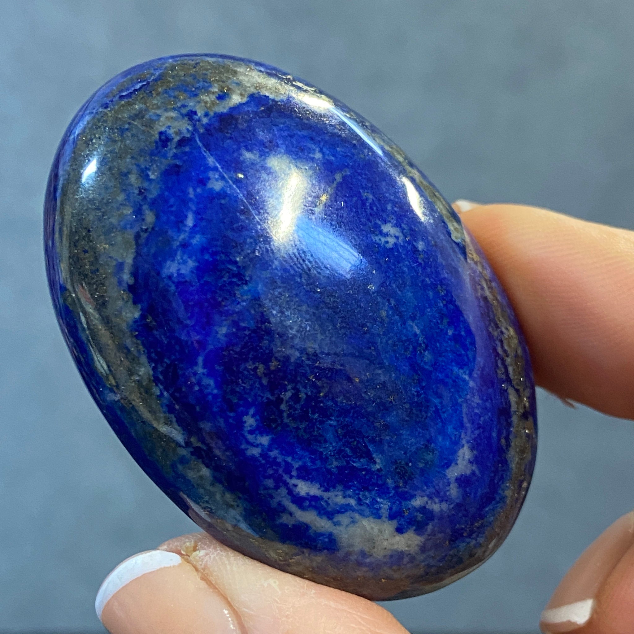 Lapis Lazuli Palmstone from Mine 4 – Afghanistan