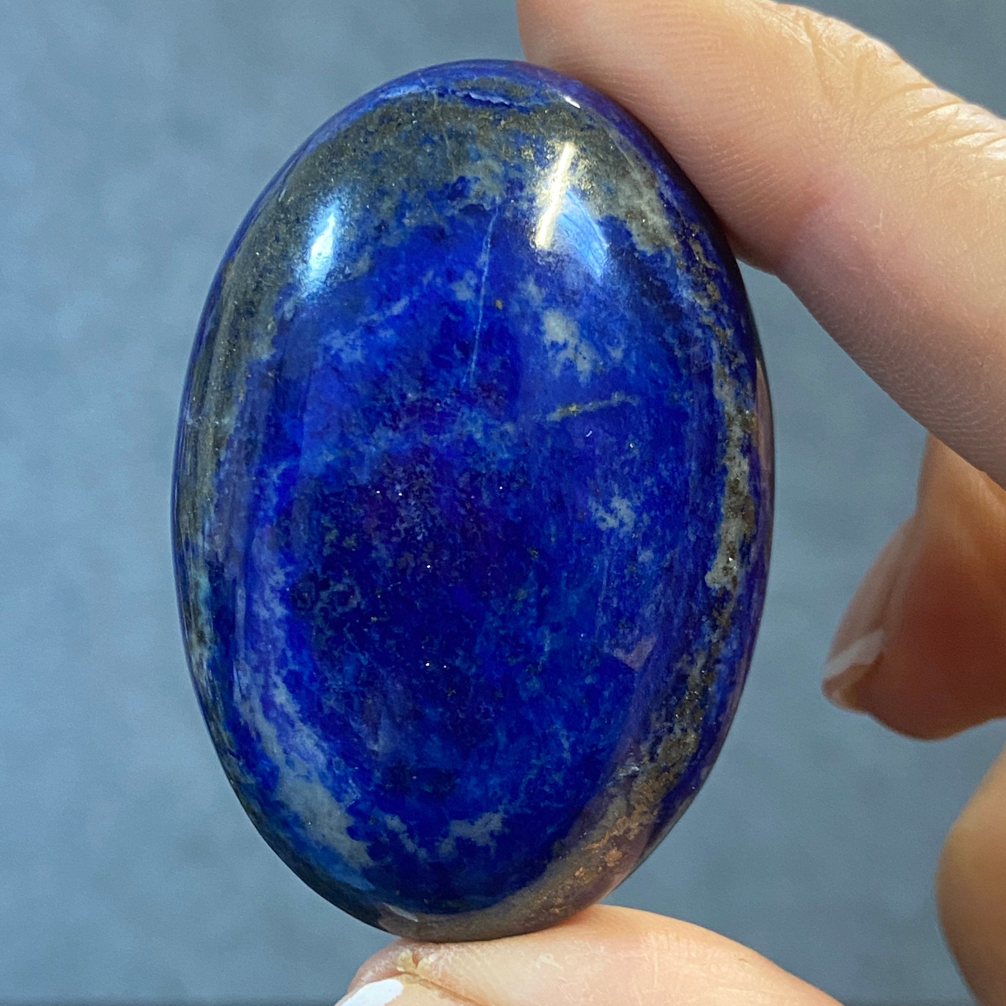 Lapis Lazuli Palmstone from Mine 4 – Afghanistan