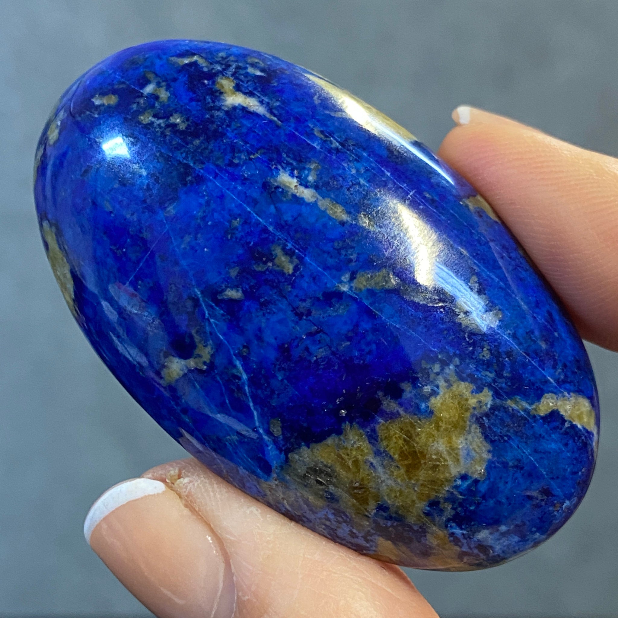 Lapis Lazuli Palmstone from Mine 4 – Afghanistan