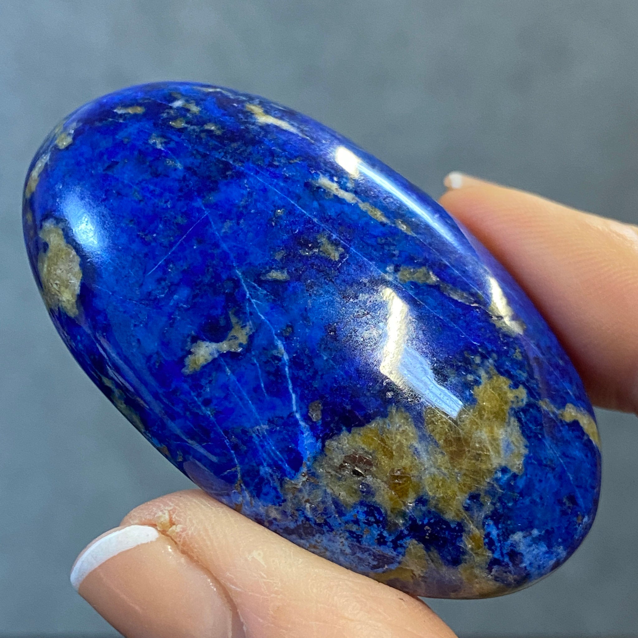 Lapis Lazuli Palmstone from Mine 4 – Afghanistan