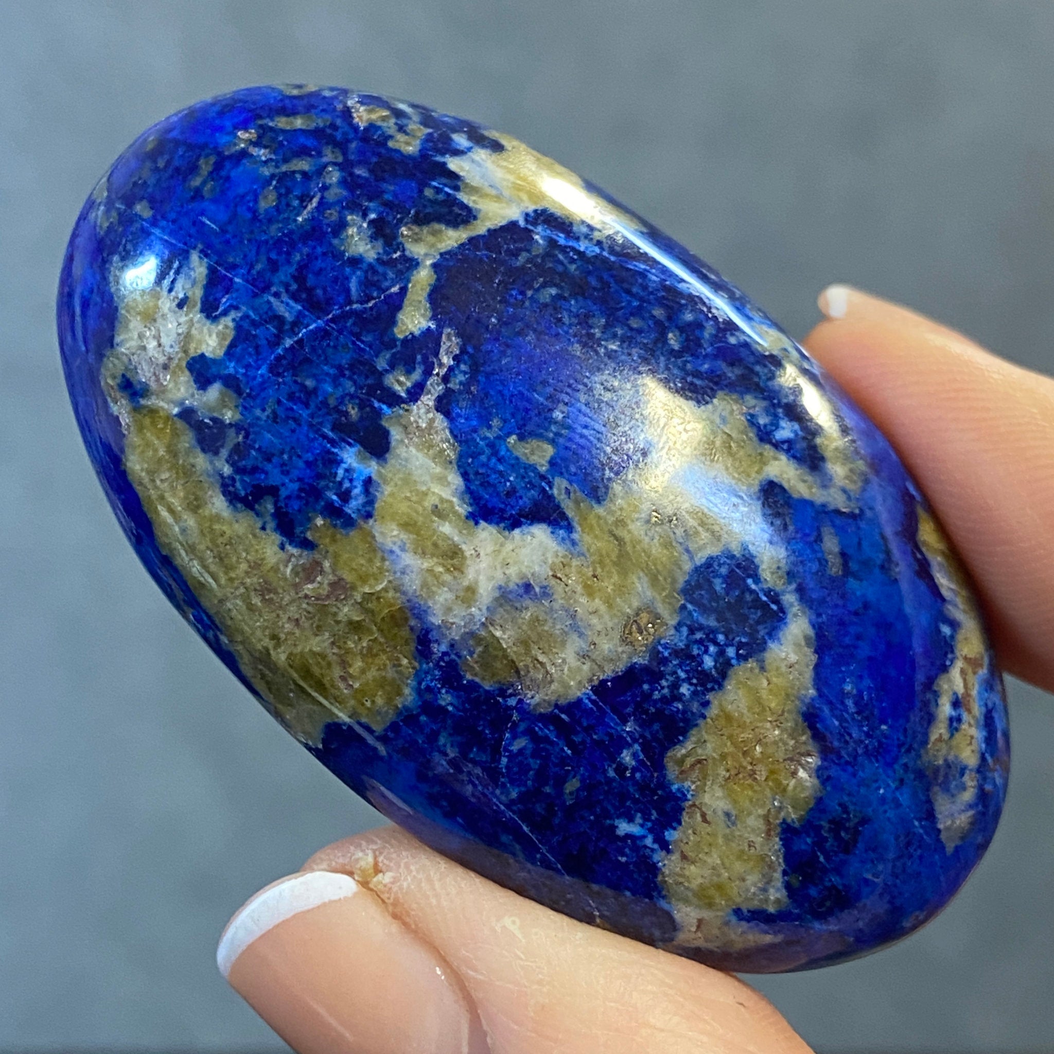 Lapis Lazuli Palmstone from Mine 4 – Afghanistan