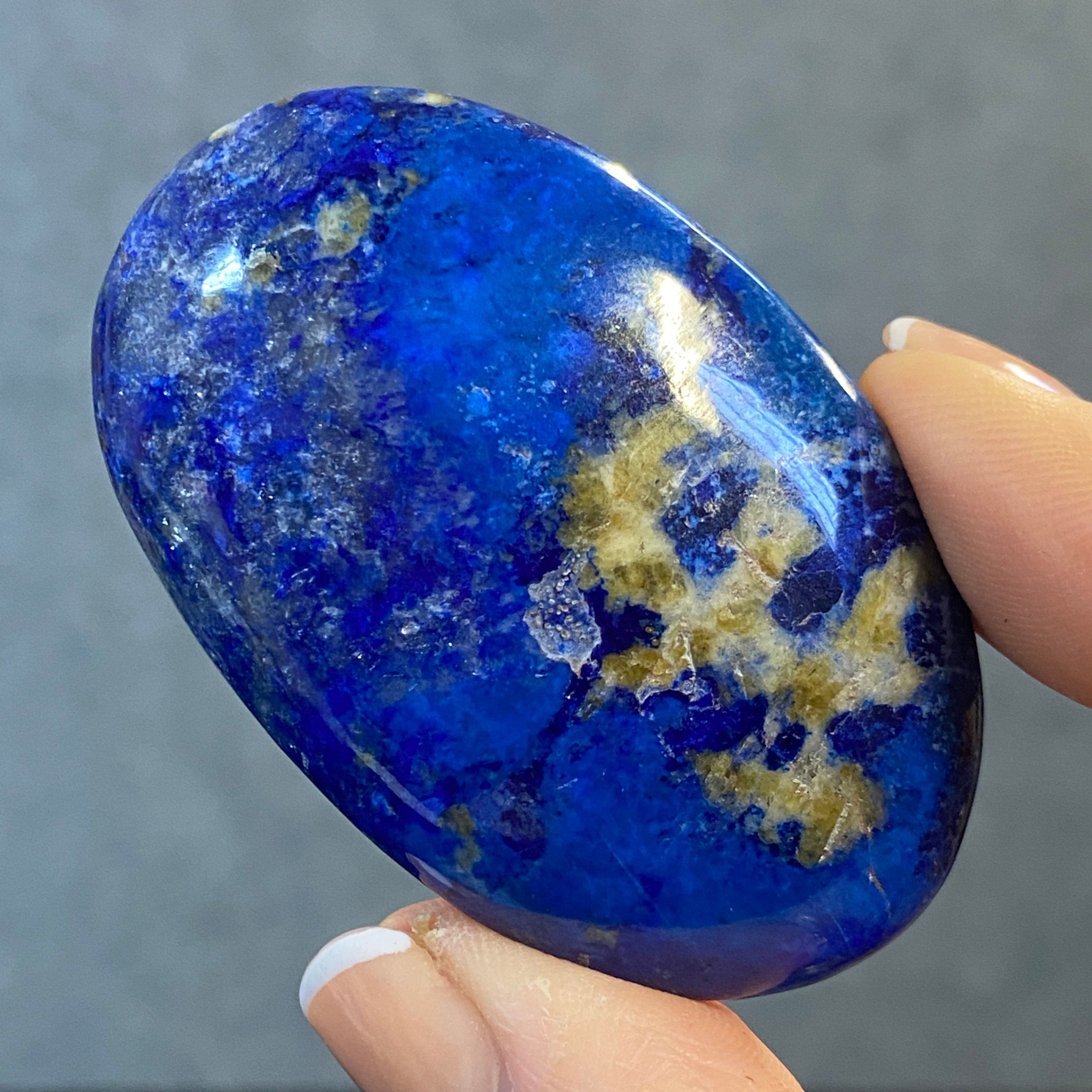 Lapis Lazuli Palmstone from Mine 4 – Afghanistan
