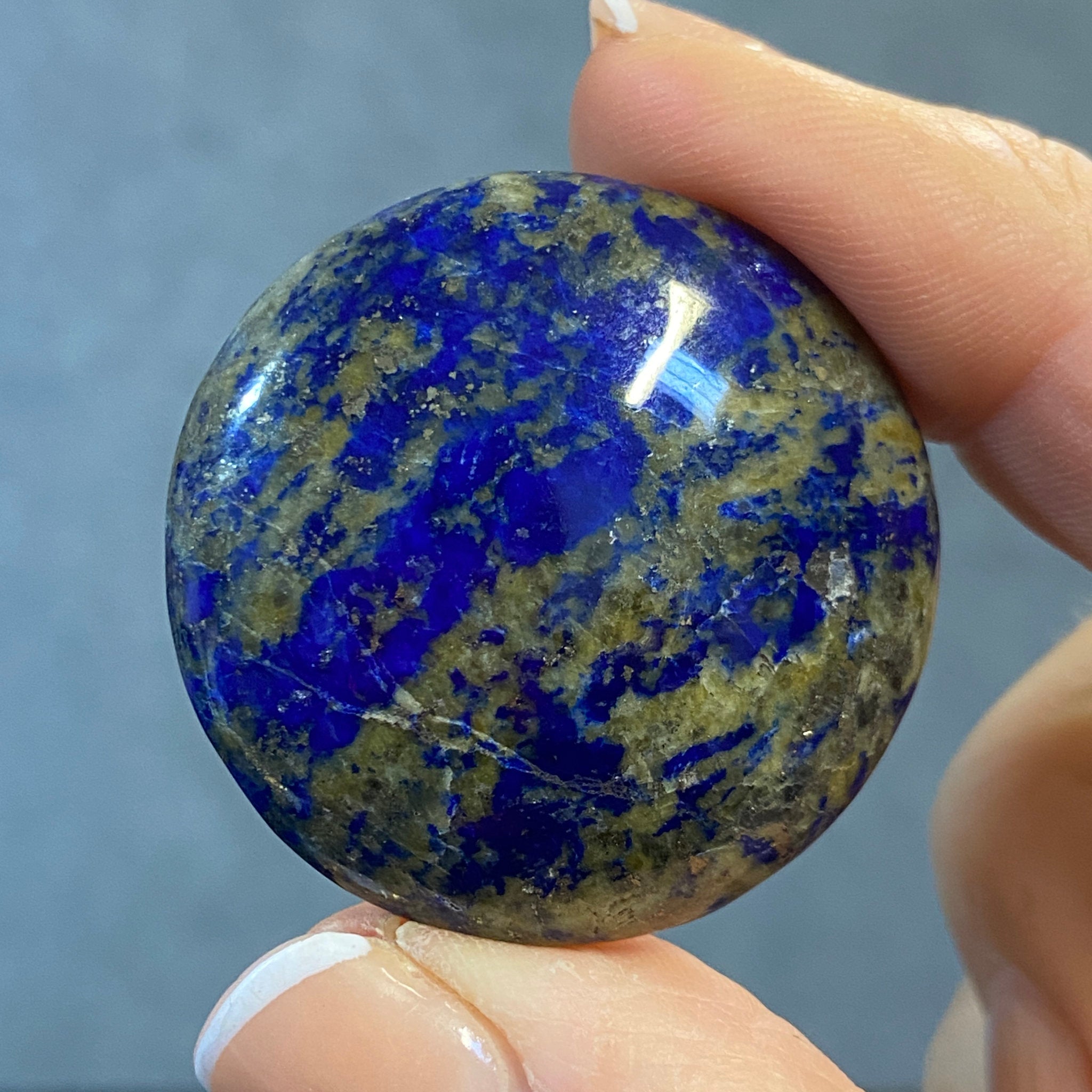 Lapis Lazuli Palmstone from Mine 4 – Afghanistan