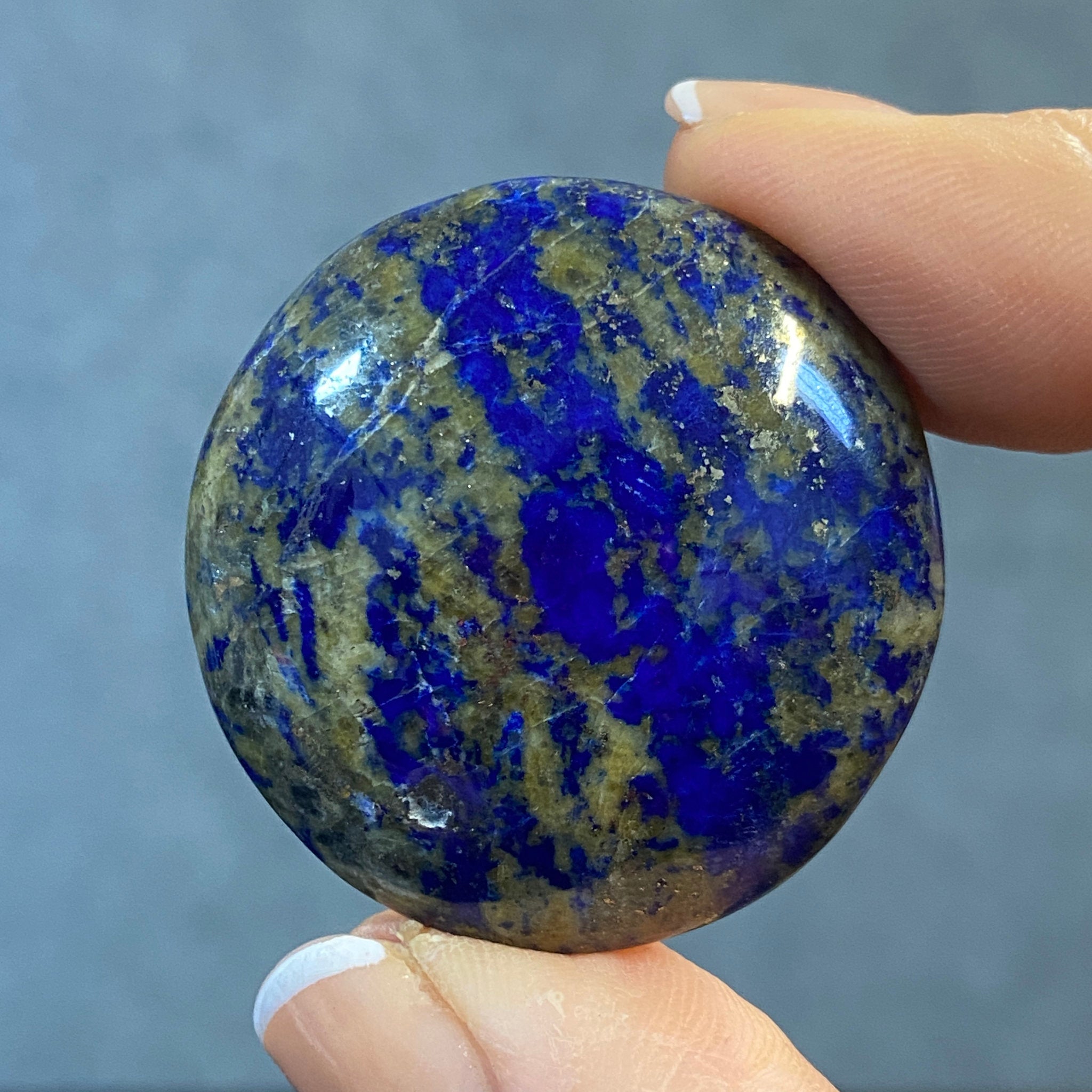 Lapis Lazuli Palmstone from Mine 4 – Afghanistan