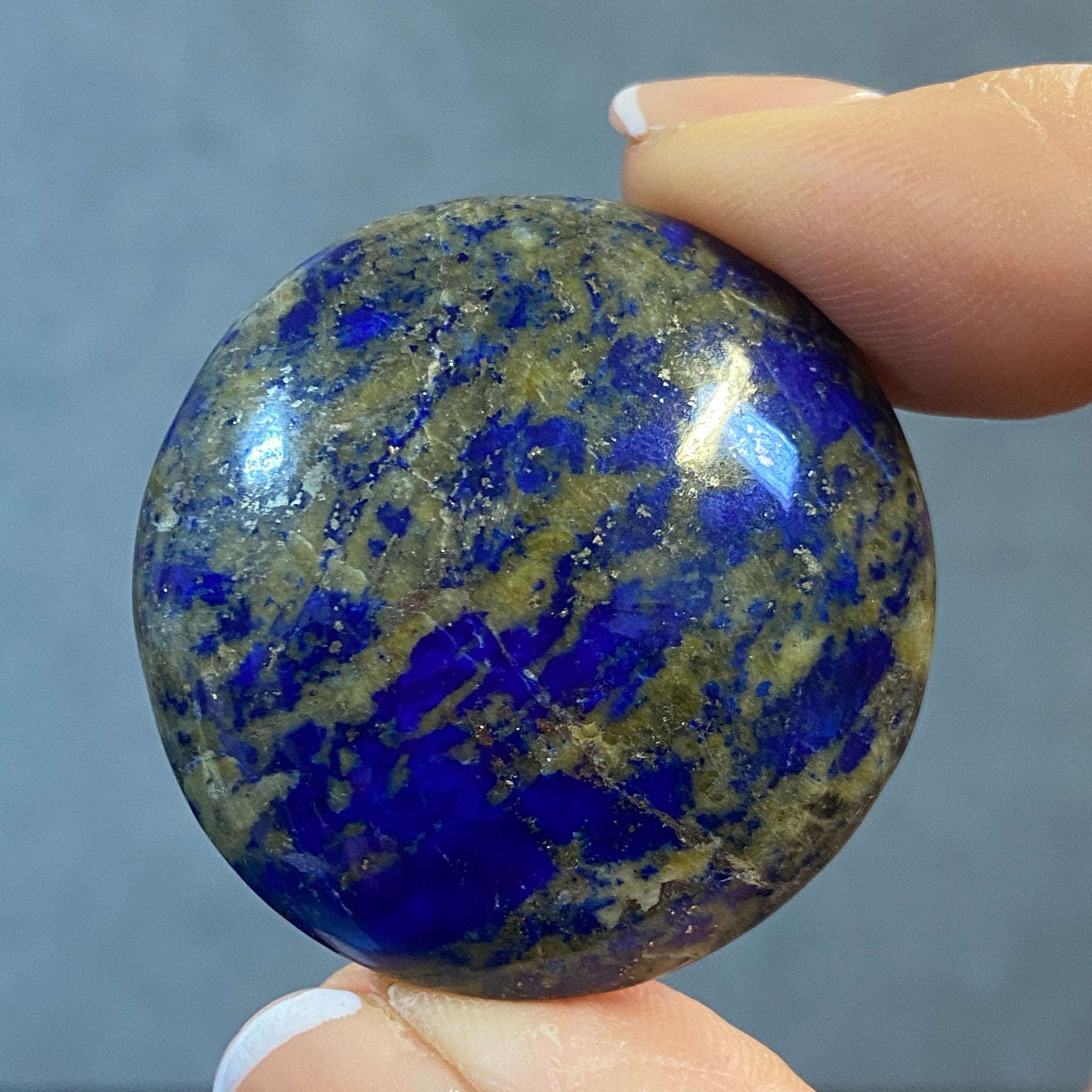 Lapis Lazuli Palmstone from Mine 4 – Afghanistan