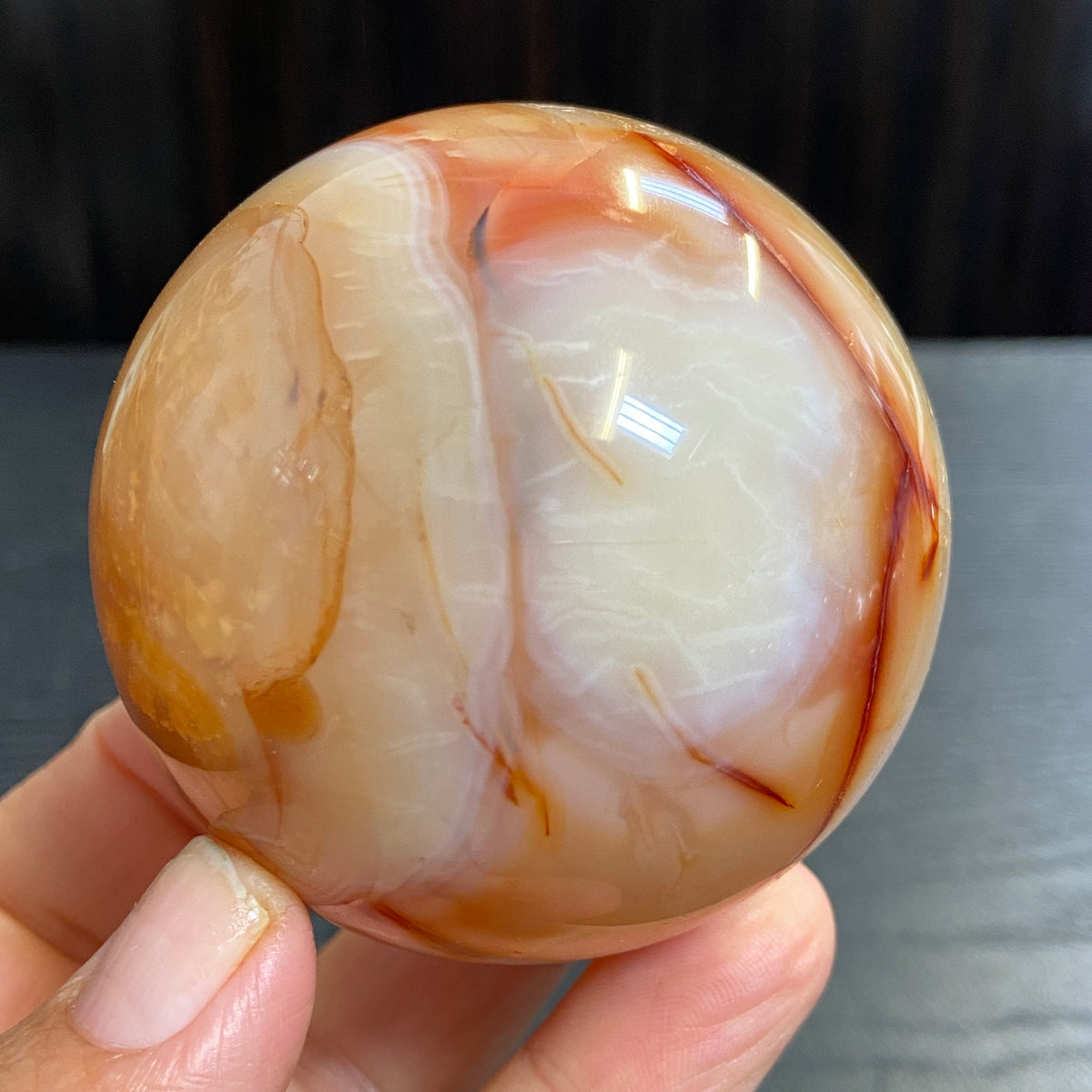 Carnelian Sphere – Madagascar