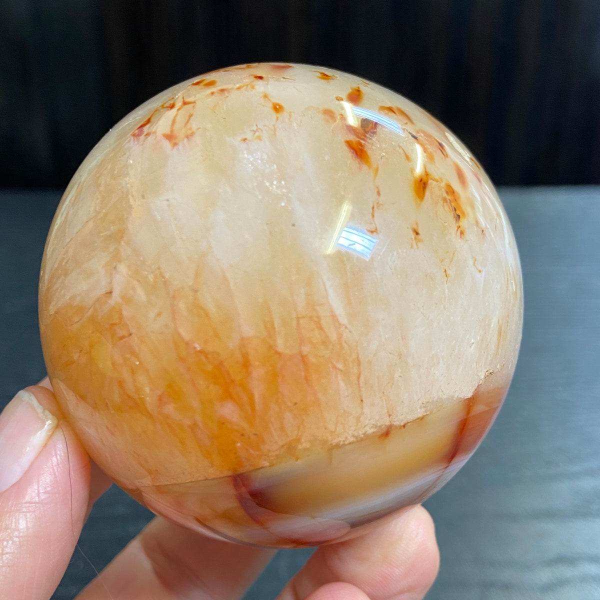 Carnelian Sphere – Madagascar